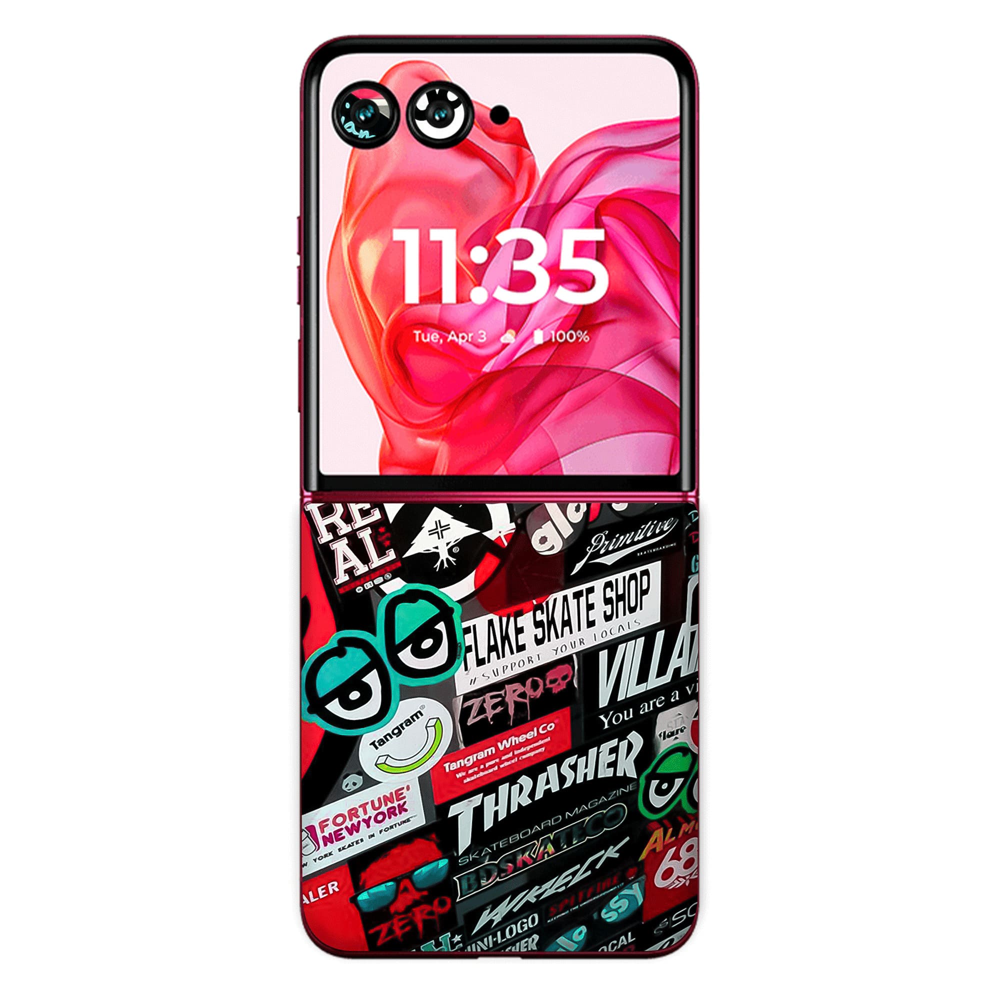 Moto Razr 50 Ultra (5G) Skins & Wraps (Only Back No Edge to Edge)