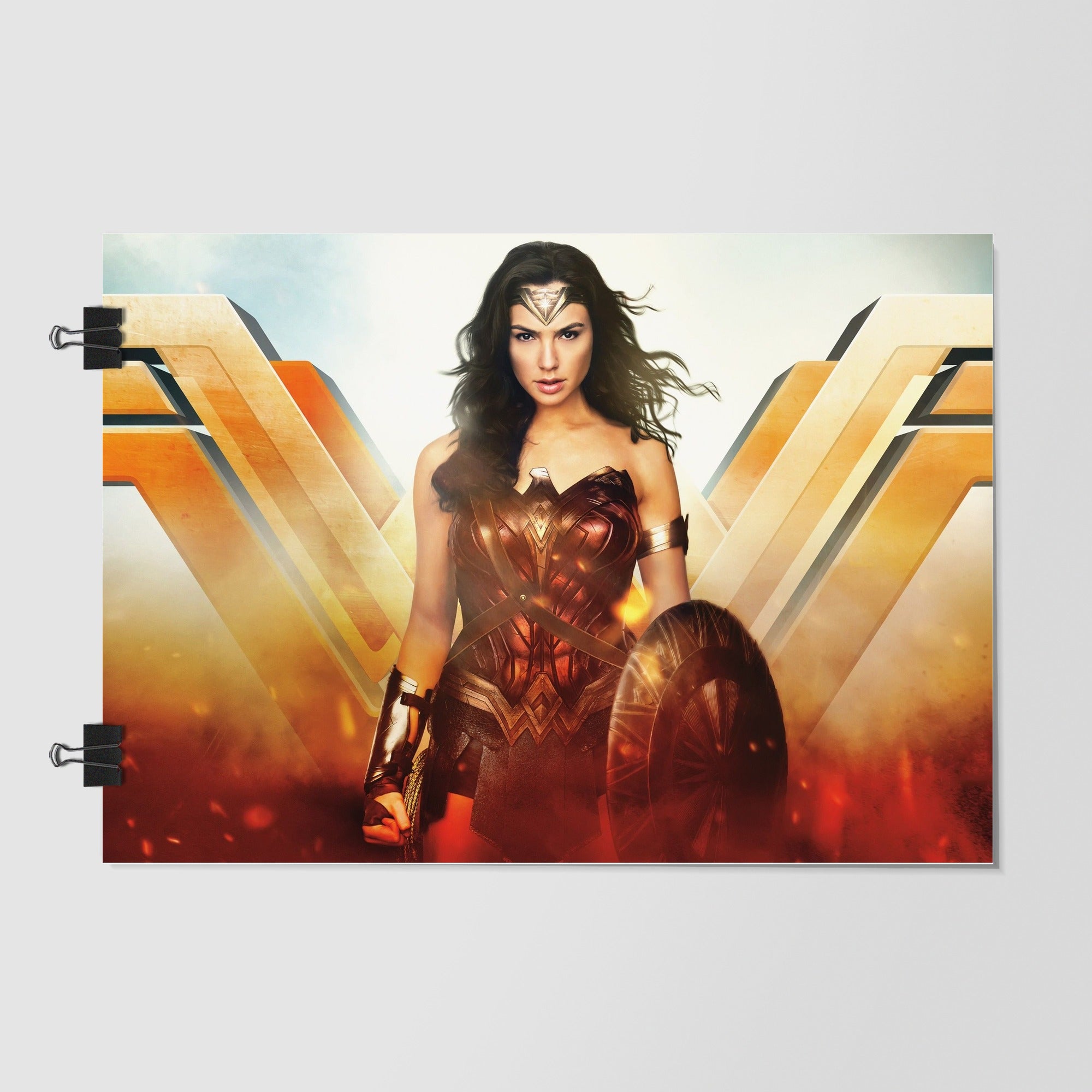 Gal Gadot As Wonder Woman Gray by Decalz