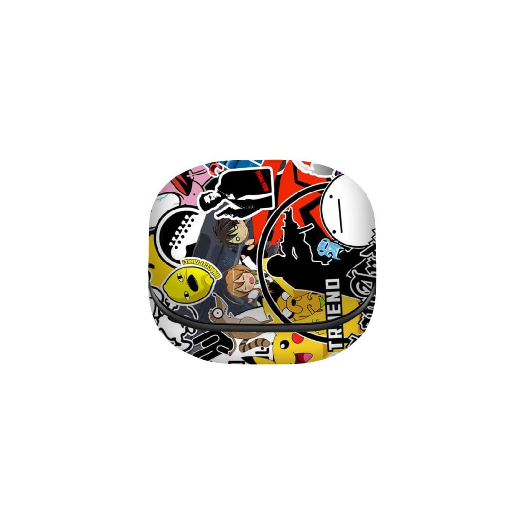 Samsung Buds Pro 90s doodle skins