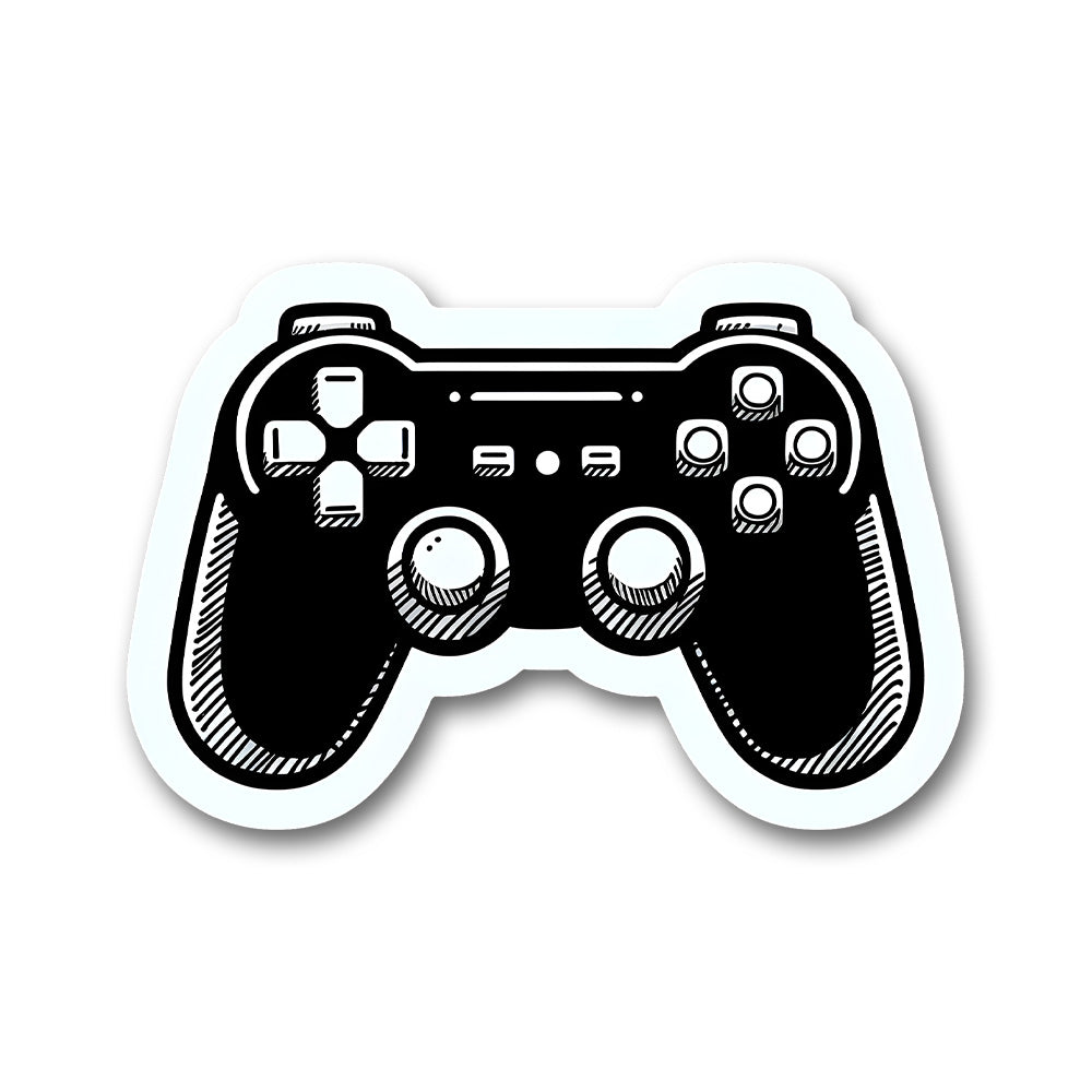 Gaming Controller Hand Drawn Sticker