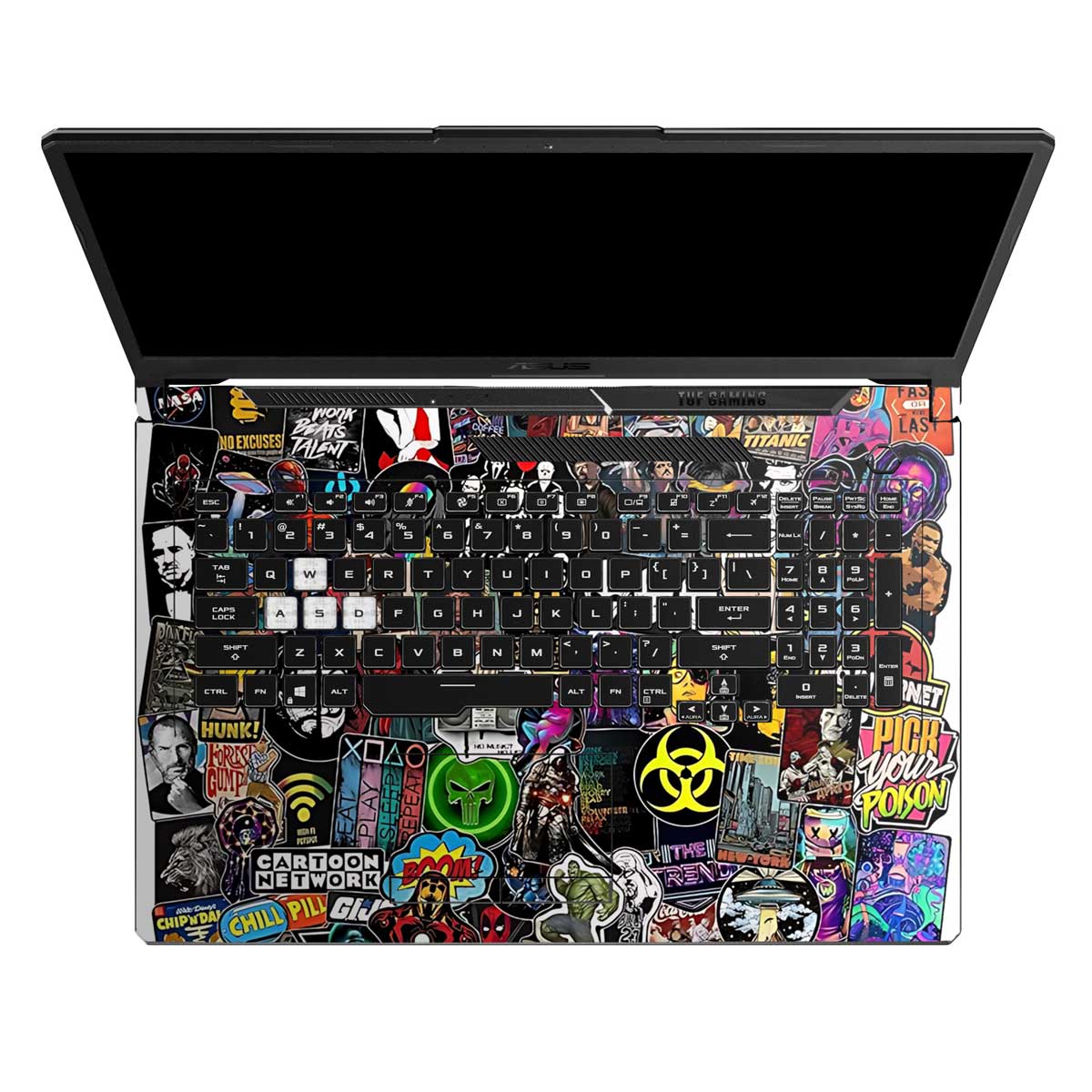 Geek Culture Collage - Laptop Skins