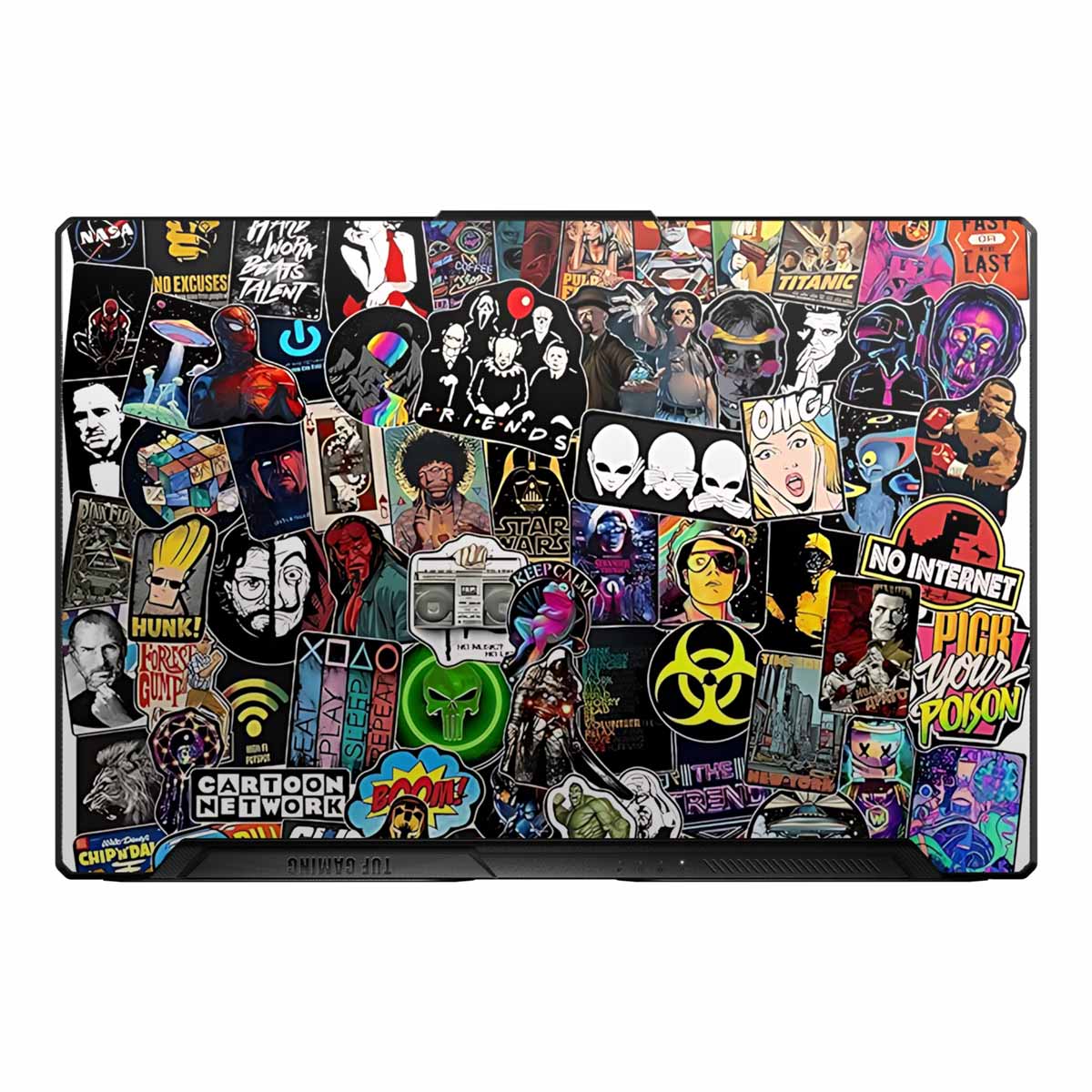 Geek Culture Collage - Laptop Skins