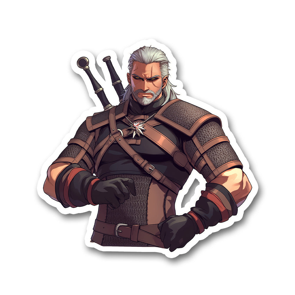 Geralt Witcher Armor Warrior Sticker