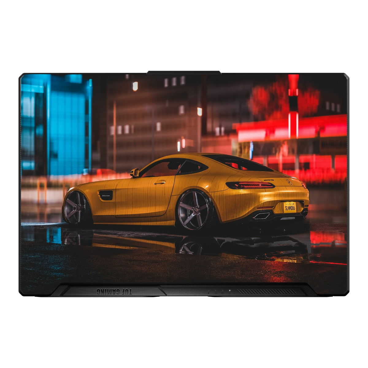German Black Luxury Coupe Night Scene by Decalz