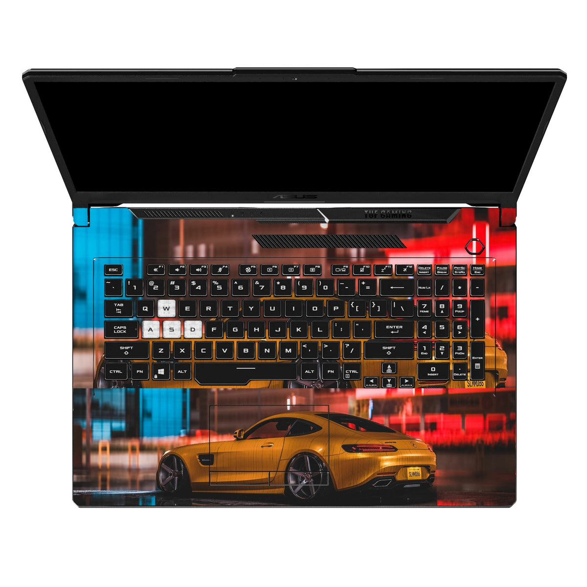 German Black Luxury Coupe Night Scene by Decalz