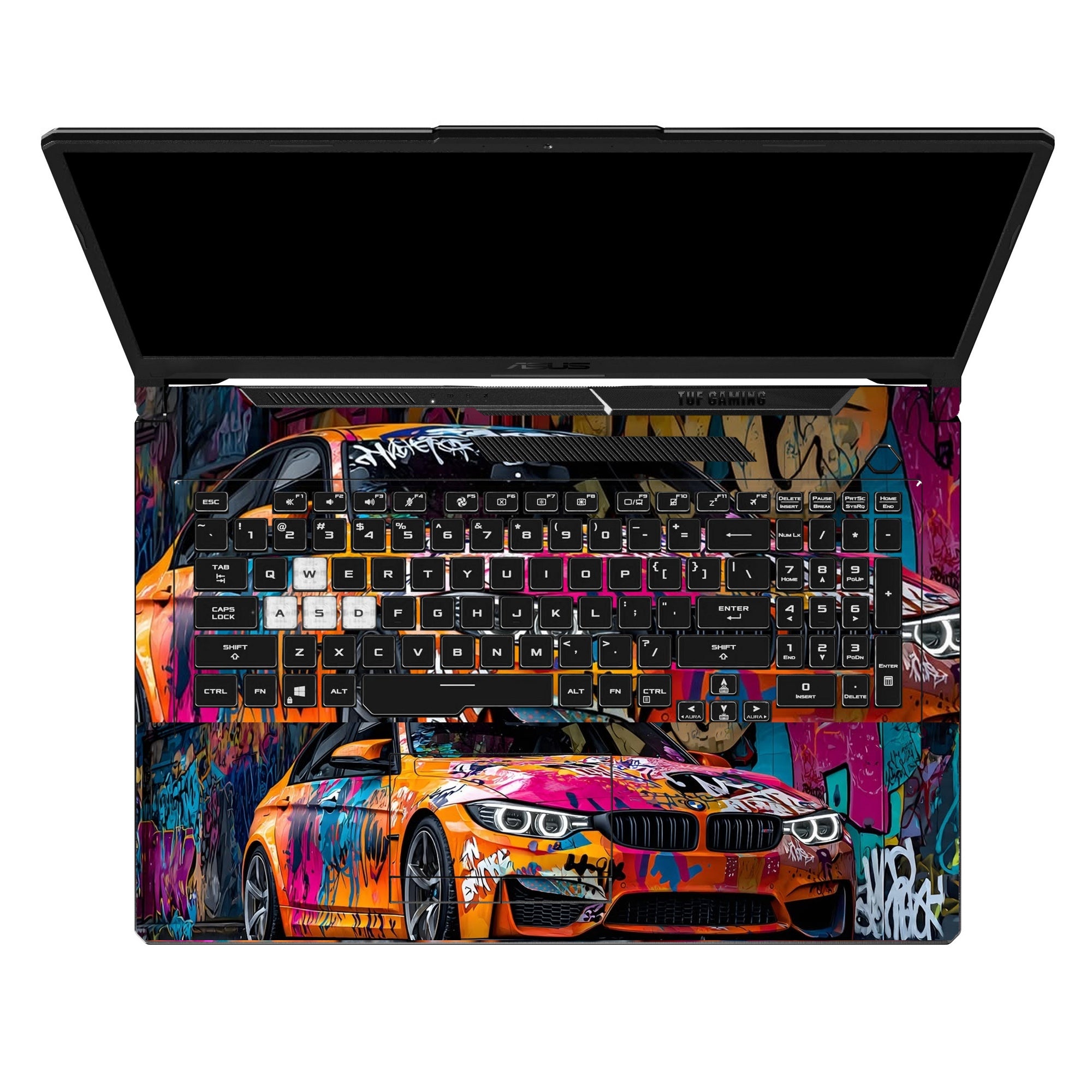 German Coupe Orange Graffiti by Decalz