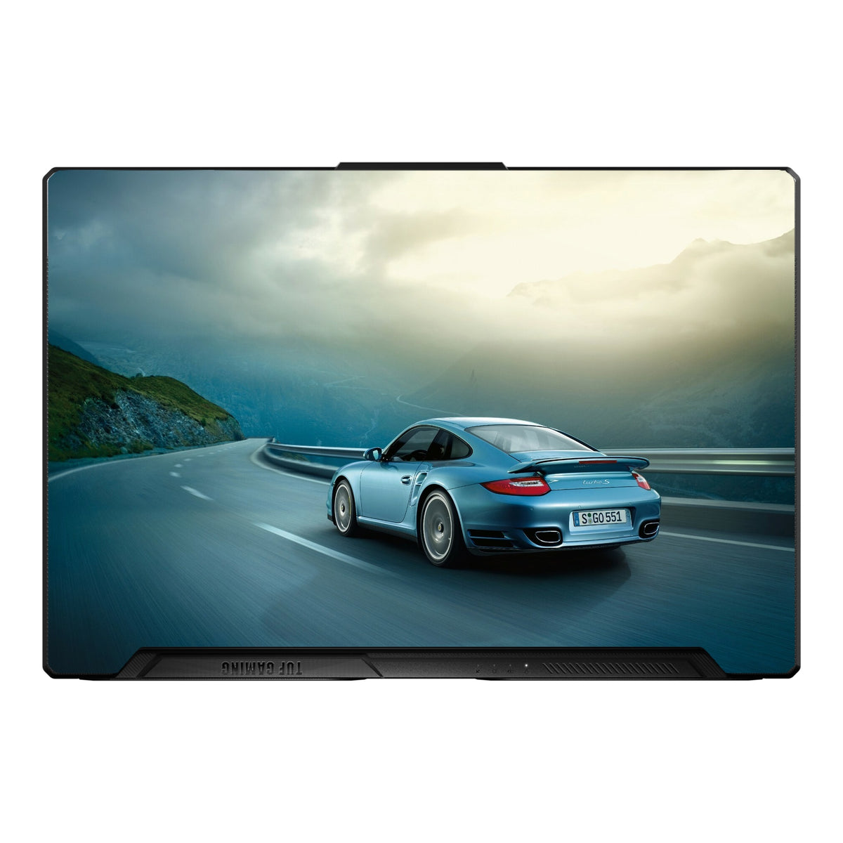German Sports Coupe Silver Dramatic Lighting by Decalz