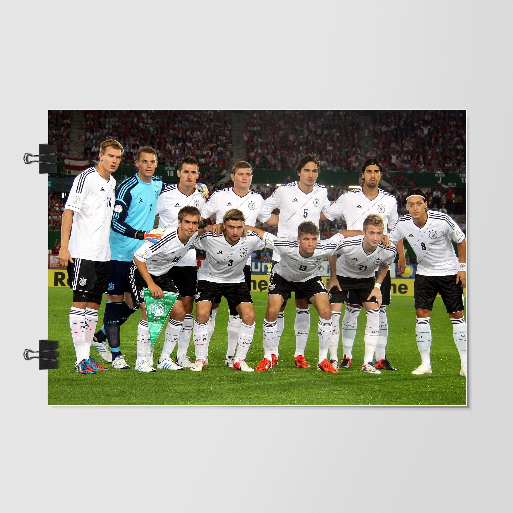 Germany National Football Team Black Dynamic Angle by Decalz
