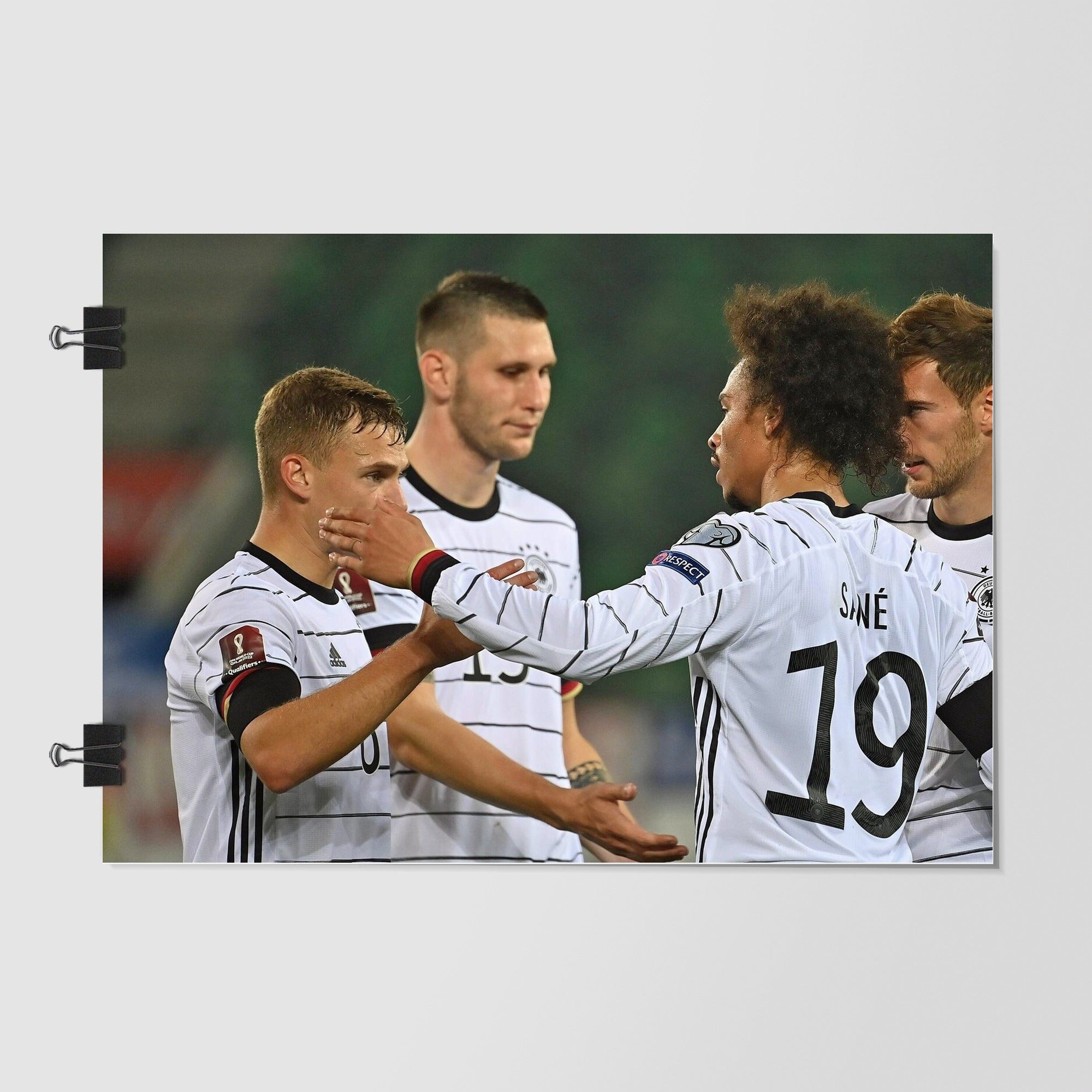 Germany National Football Team Black Front Angle by Decalz