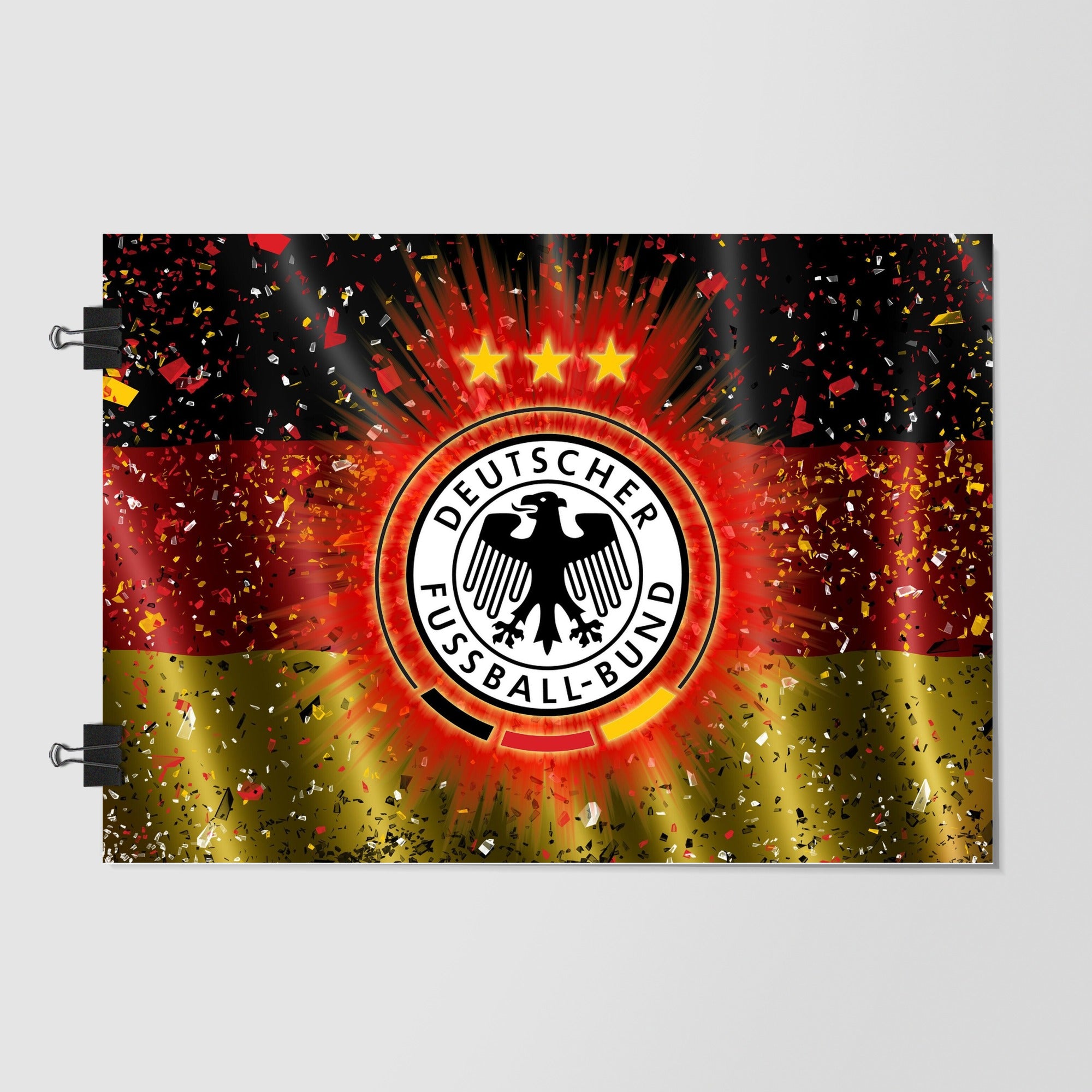 Germany National Football Team Gray Dramatic Lighting by Decalz