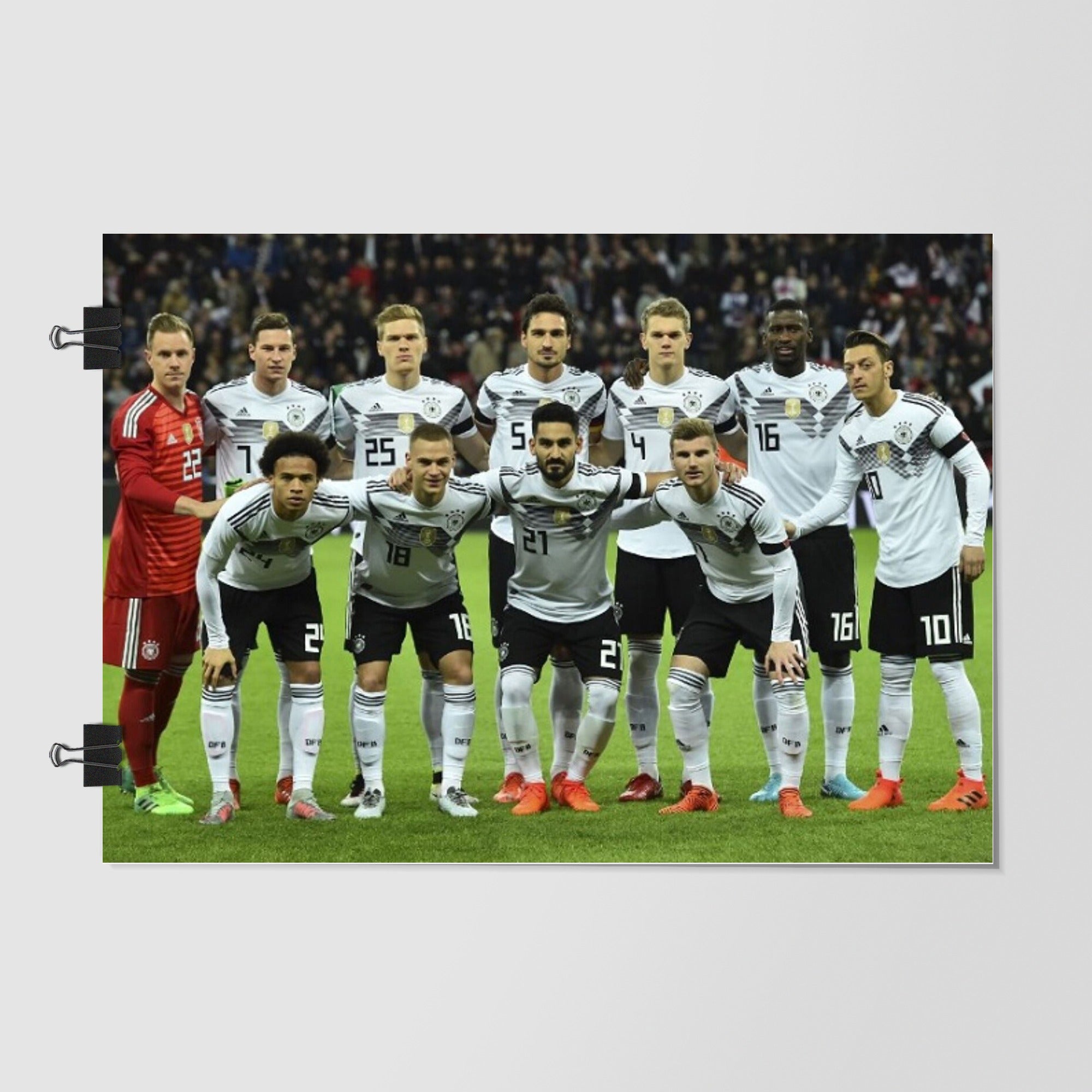 Germany National Football Team Green by Decalz