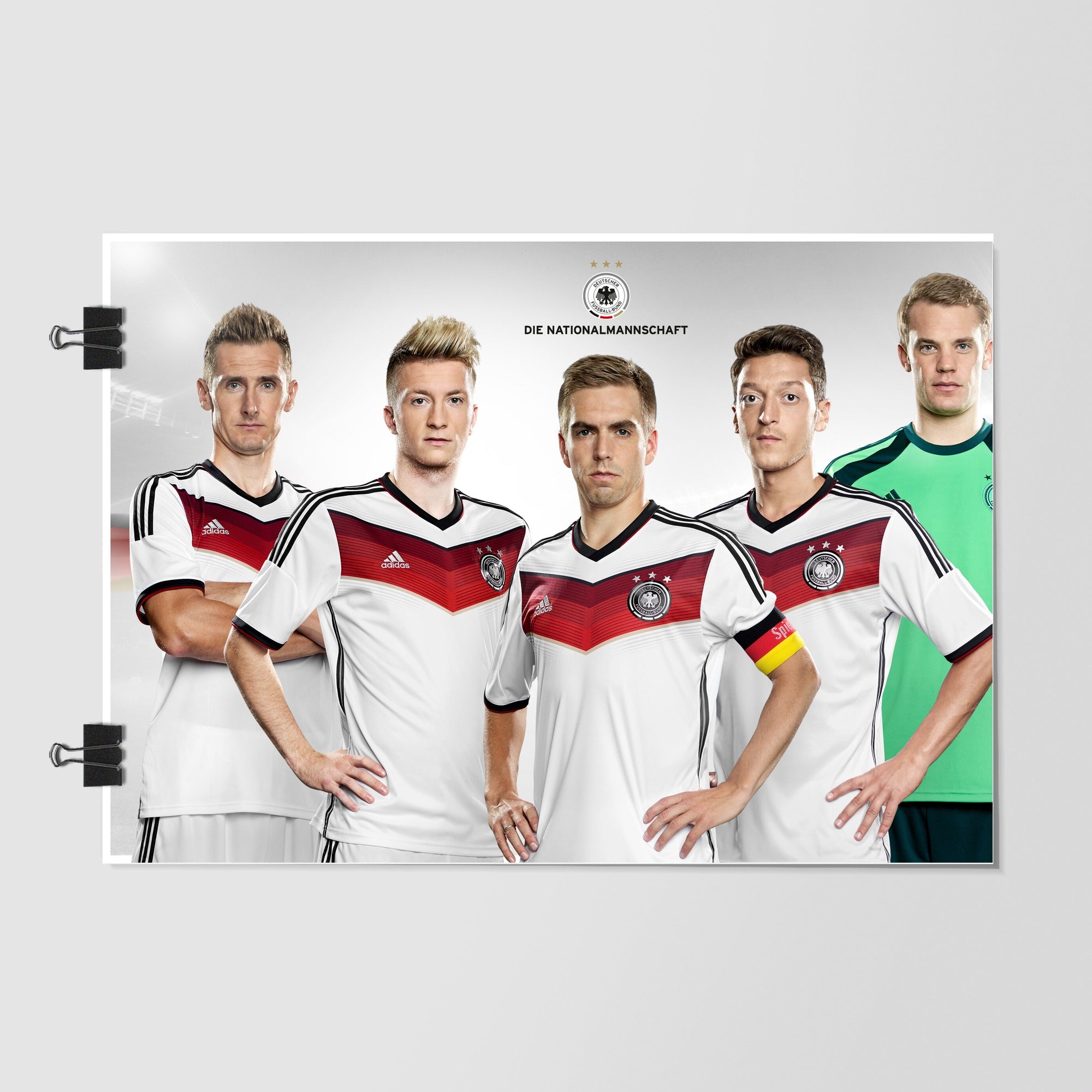 Germany National Football Team White by Decalz