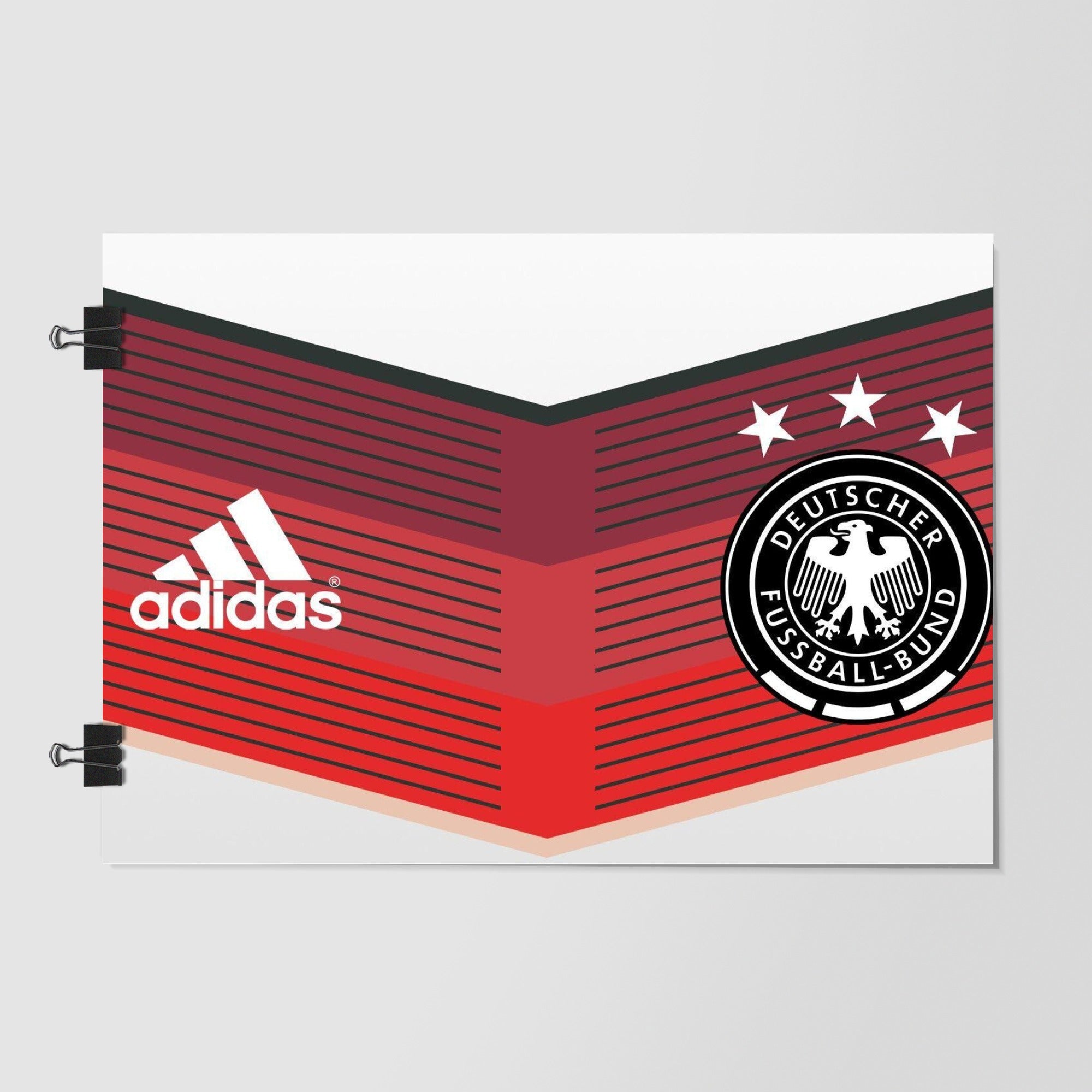 Germany National Football Team White Dramatic Lighting by Decalz