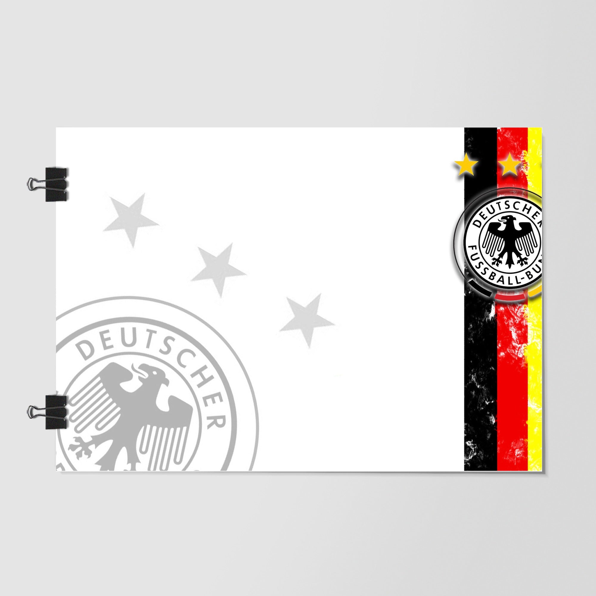 Germany National Football Team White Dynamic Angle by Decalz