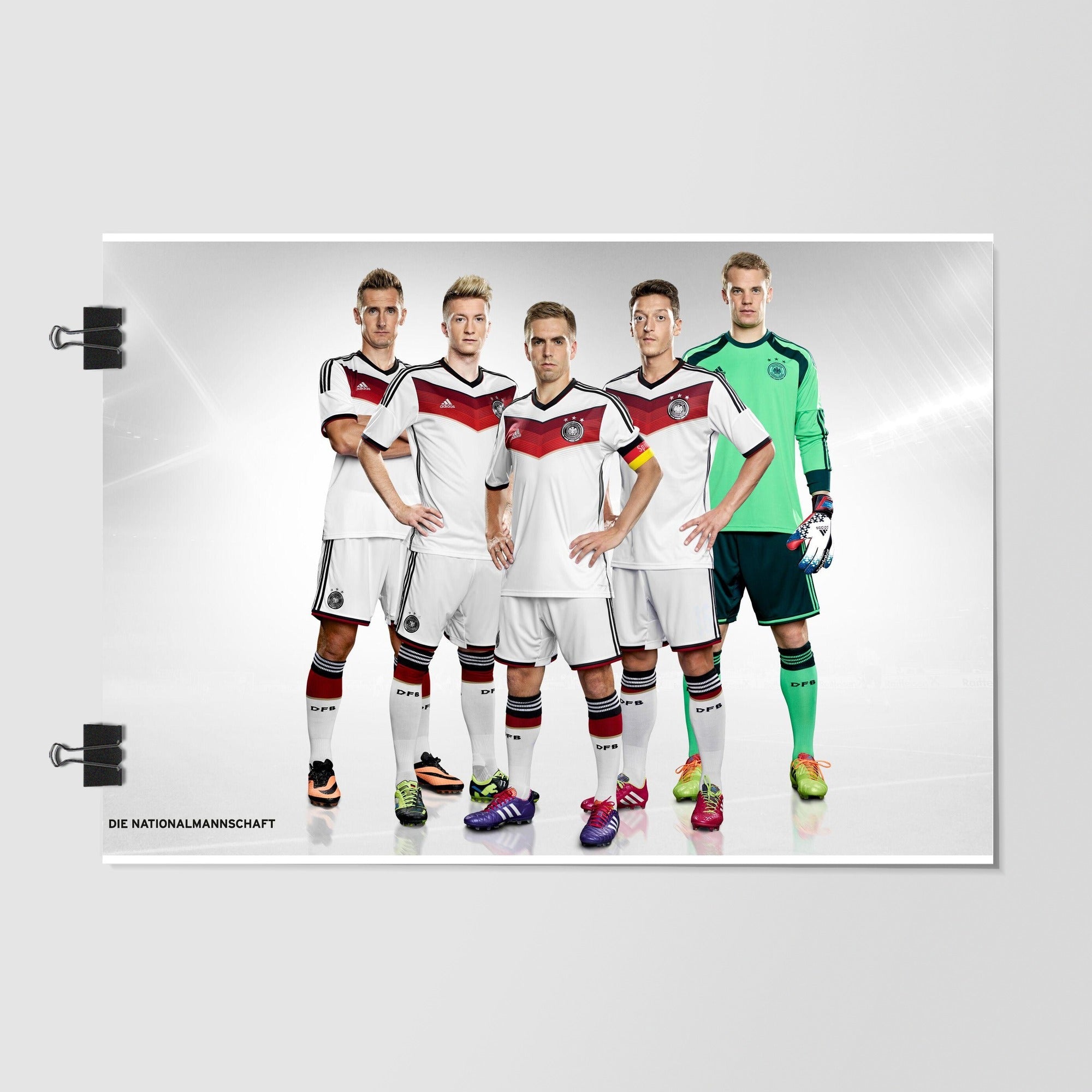 Germany National Football Team White Rear Angle by Decalz