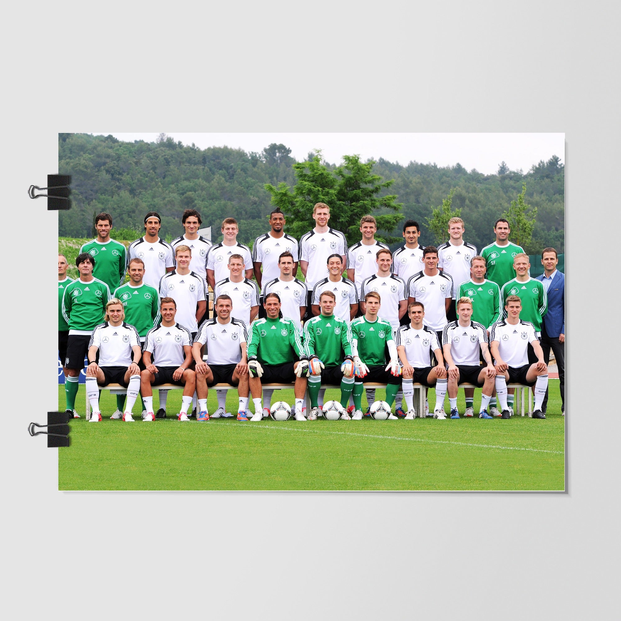 Germany National Football Team White Studio Shot by Decalz