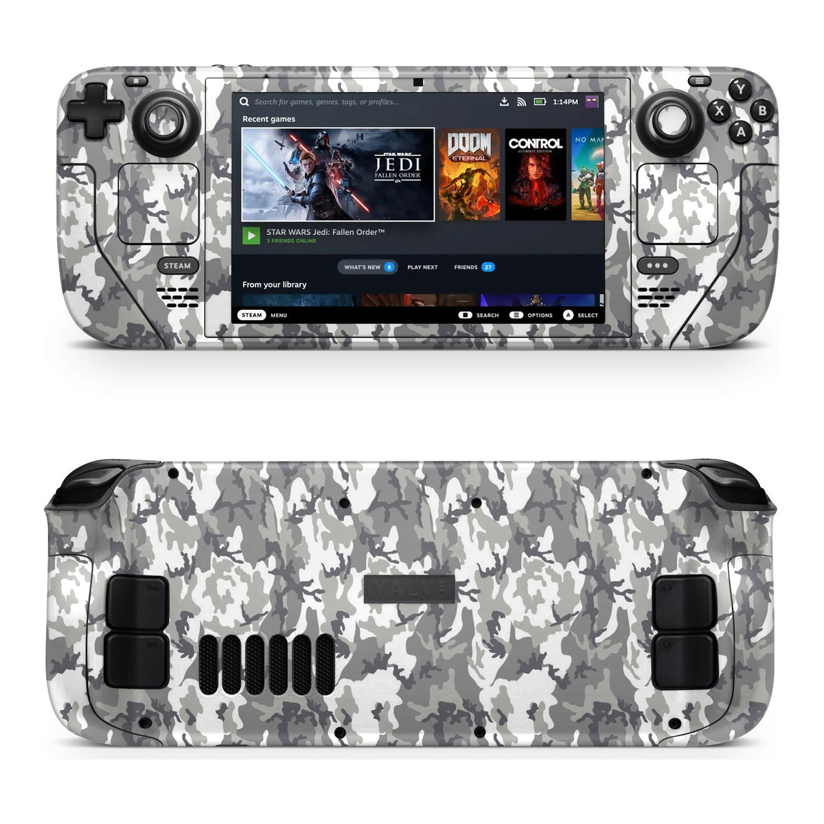 Ghost Camo Steam Deck skin by Decalz