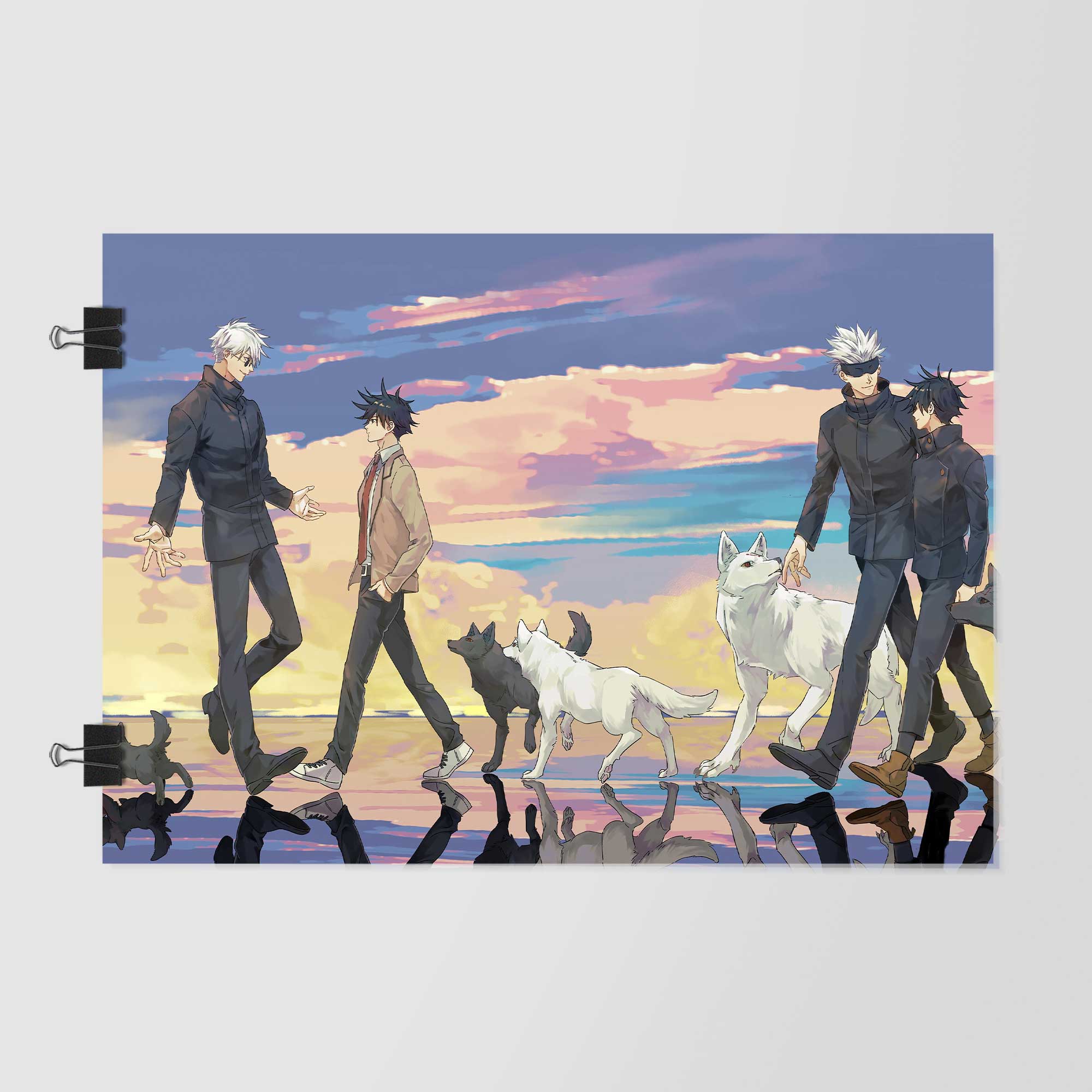 Gojo and Megumi Journey Poster