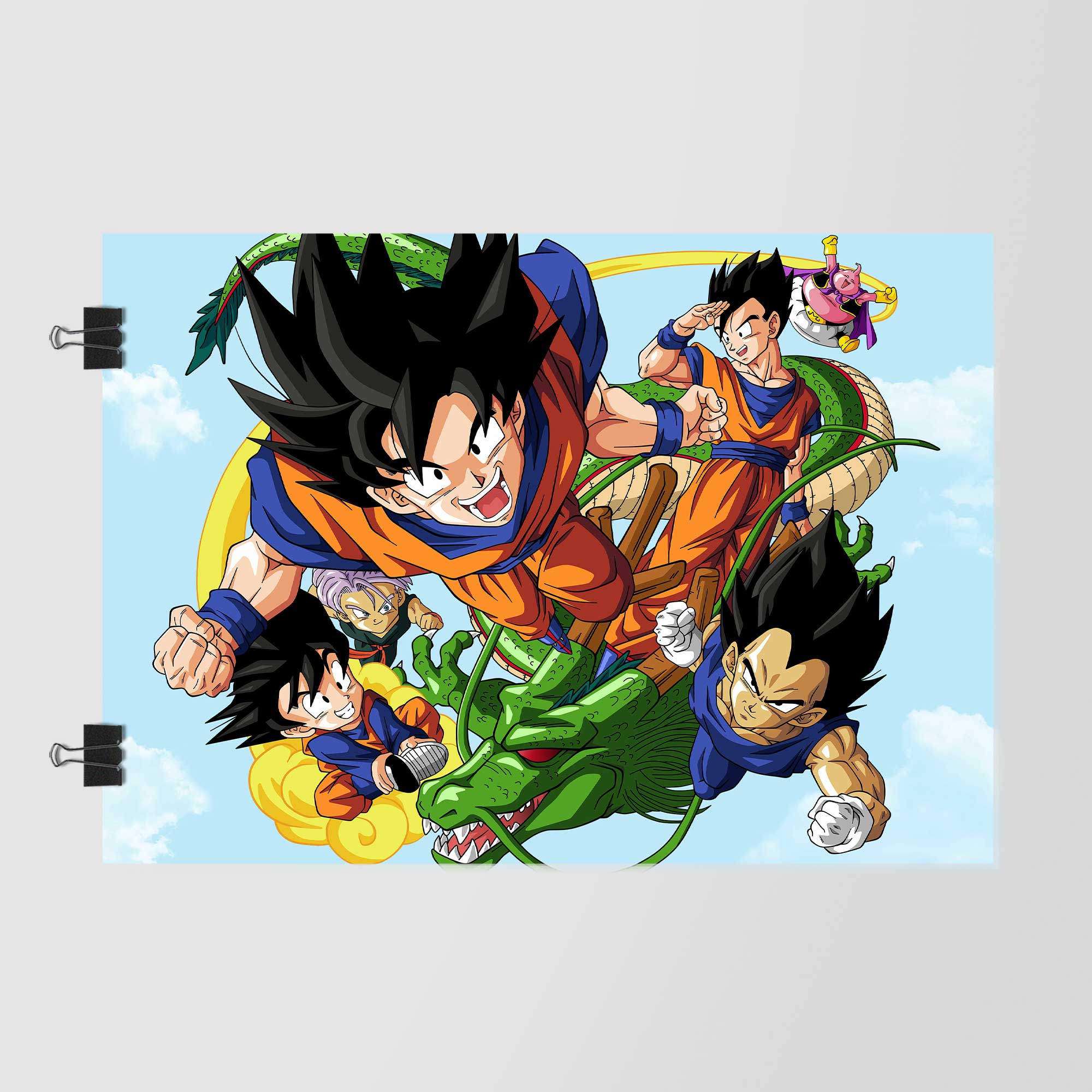 Goku and Friends Flight Poster