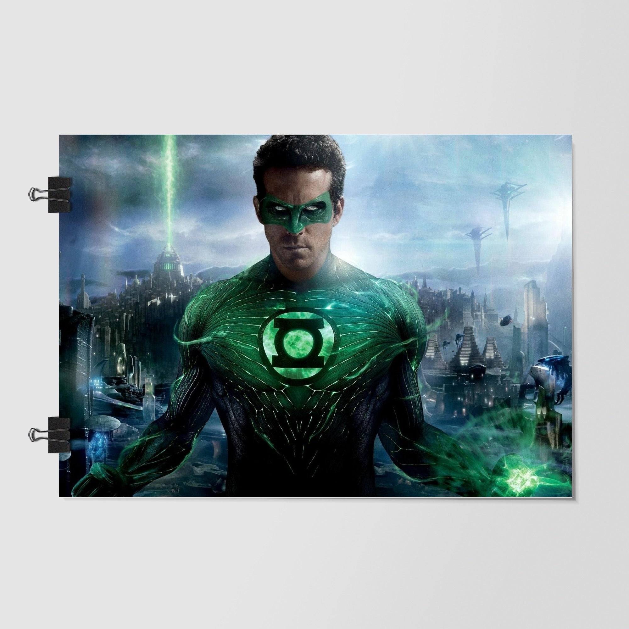 Green Lantern Black Dramatic Lighting by Decalz