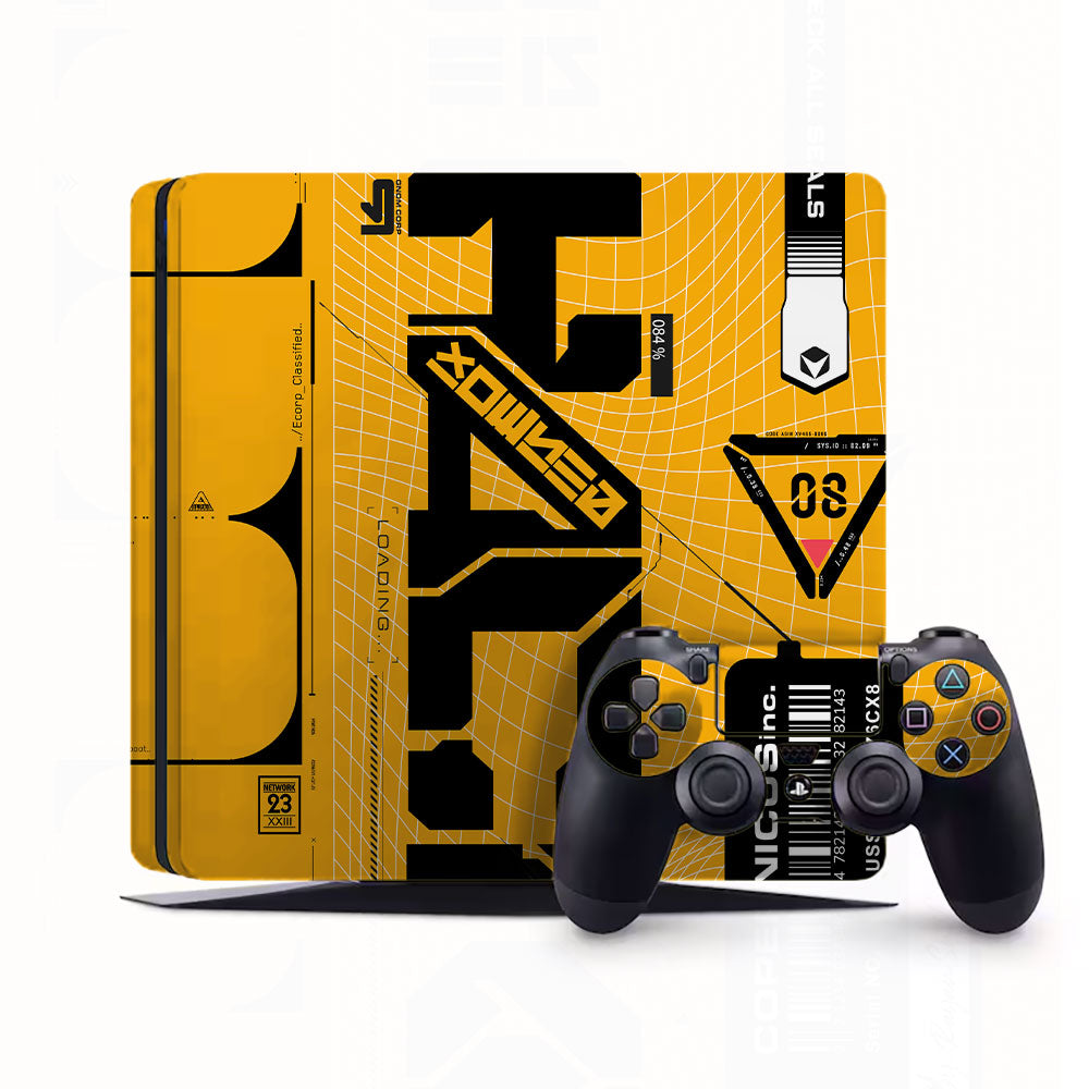 Hacked PlayStation 4 Slim Skins & Wraps