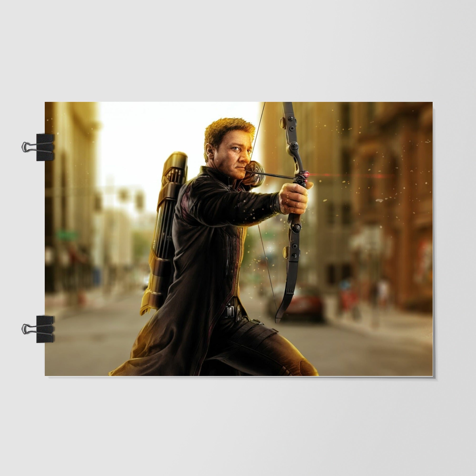 Hawkeye Gray Dramatic Lighting by Decalz