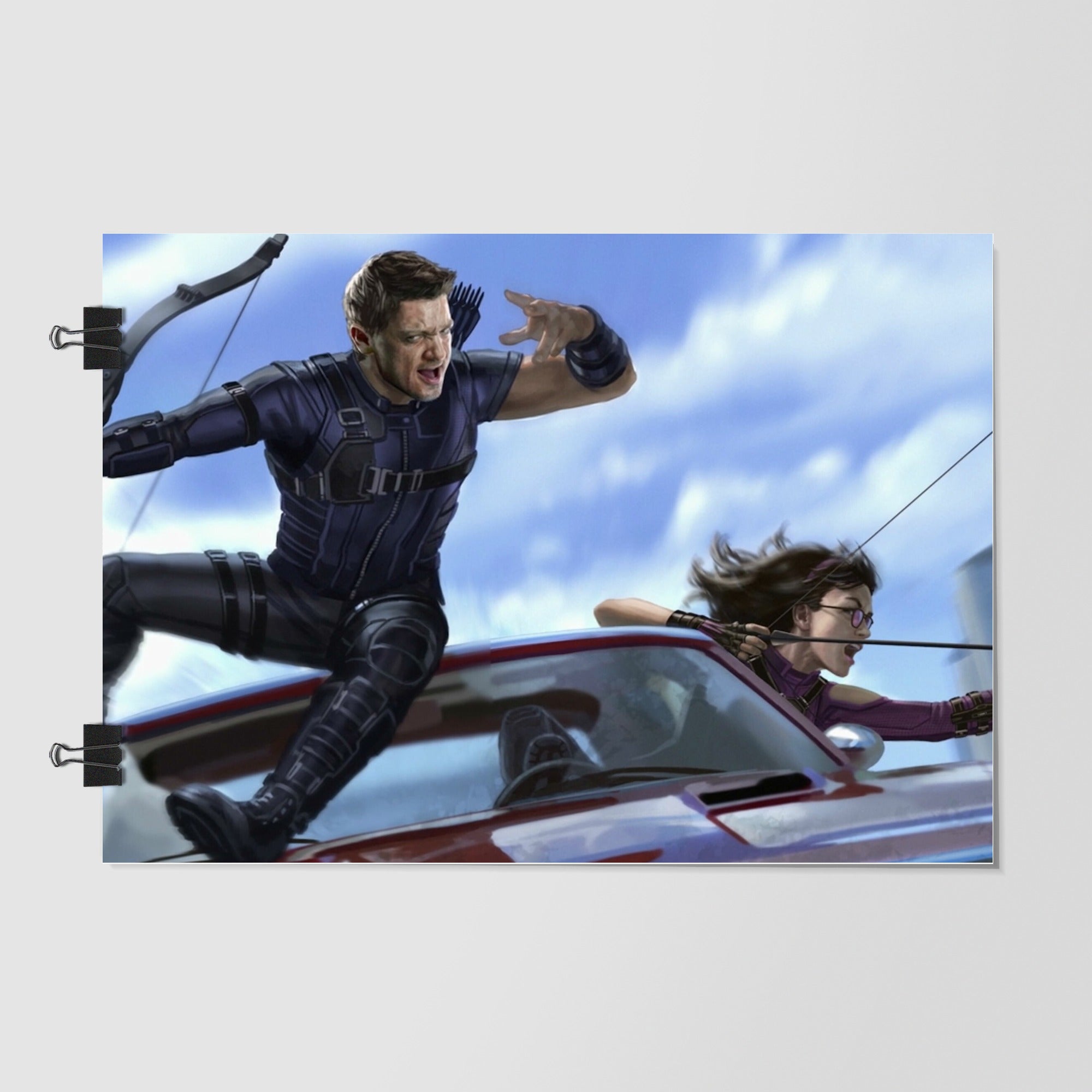 Hawkeye White Dramatic Lighting by Decalz