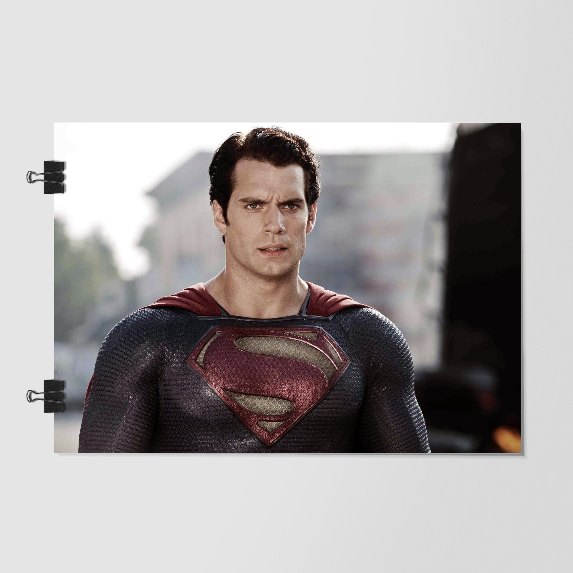 Henry Cavill As Superman Brown Dramatic Lighting by Decalz