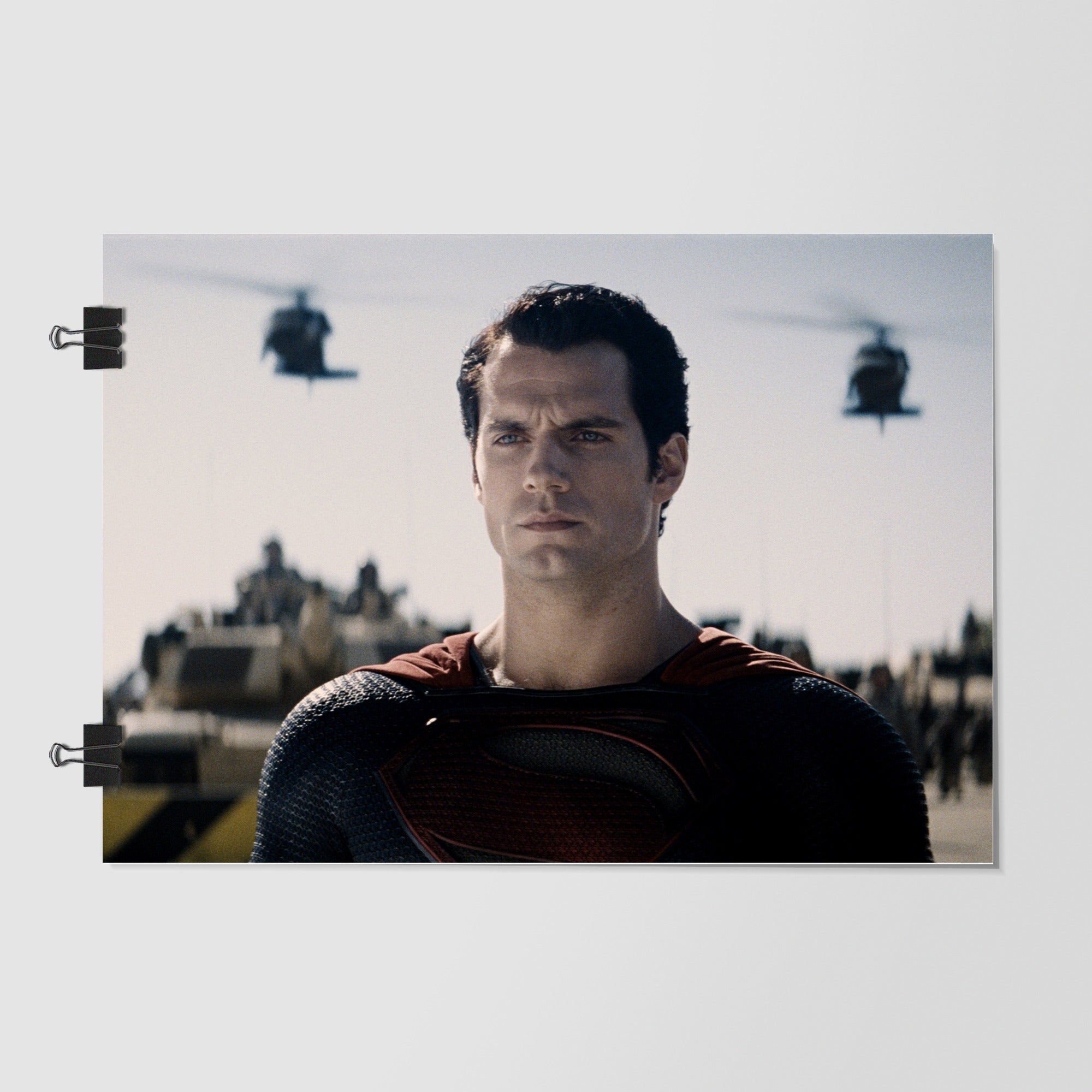 Henry Cavill As Superman Gray by Decalz