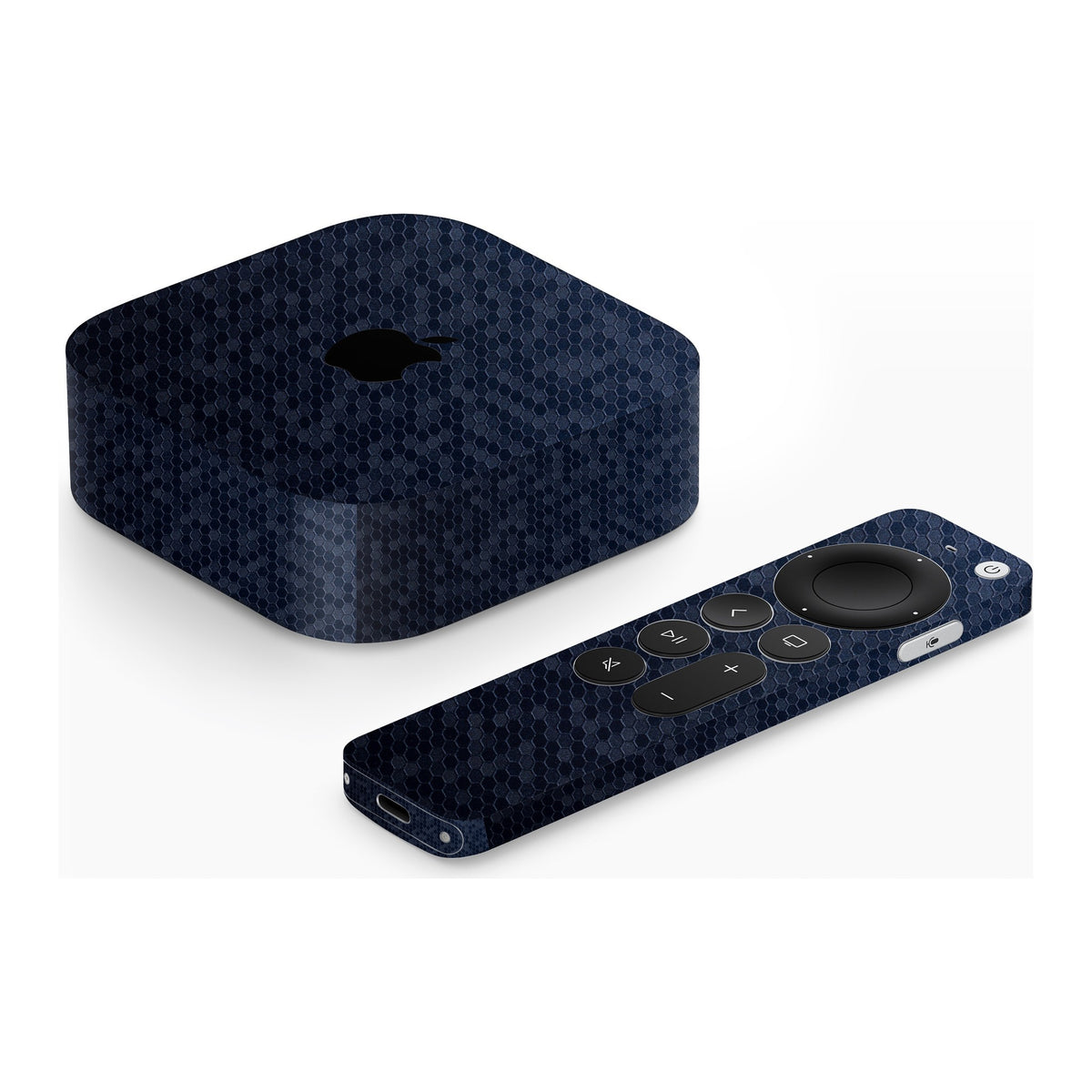 Honeycomb Blue Apple TV 4K (2022) skin by Decalz