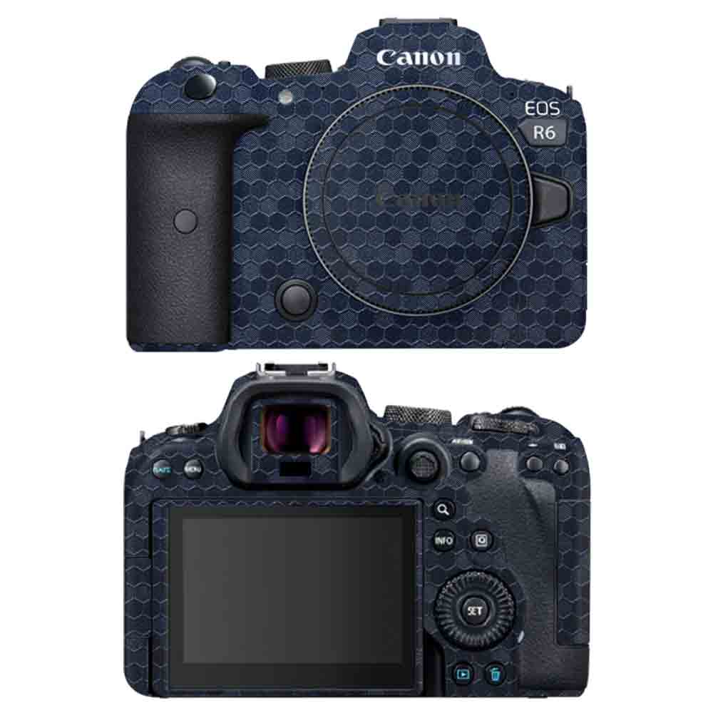 Honeycomb Blue - Canon Camera Skins