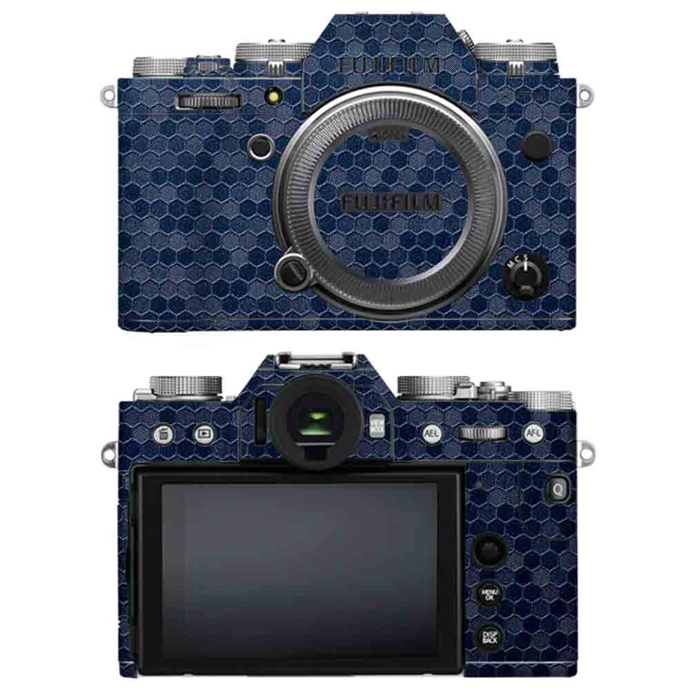 Honeycomb Blue - Fujifilm Camera Skins