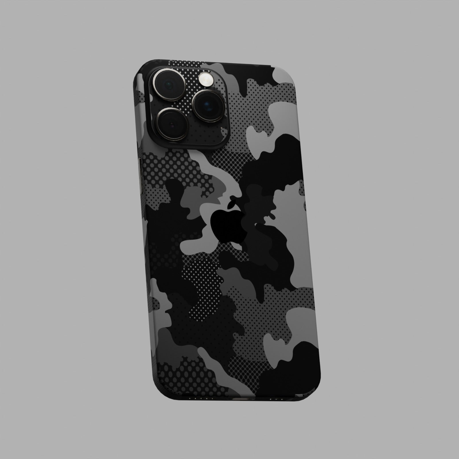 Military Black Camouflage Mobile Skins Wraps - Main Image