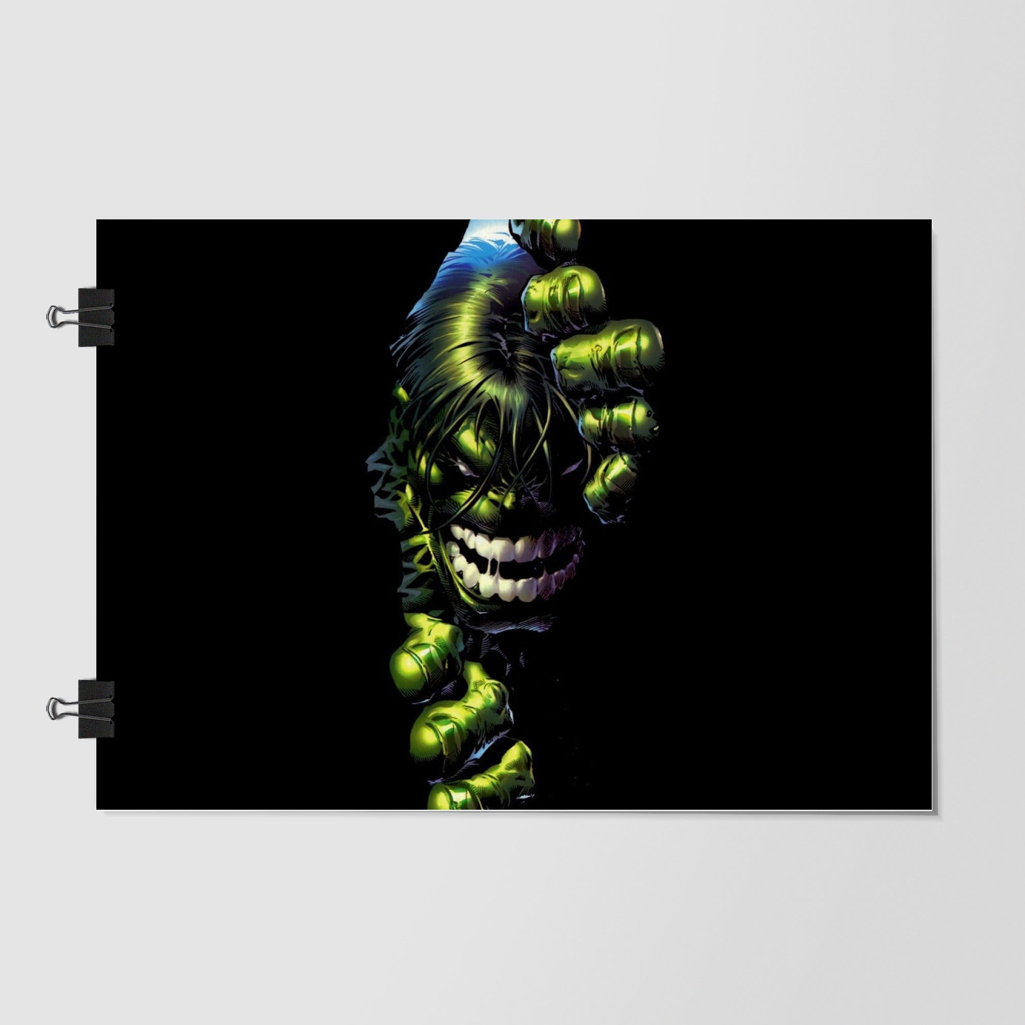 Incredible Hulk Black Dramatic Lighting by Decalz