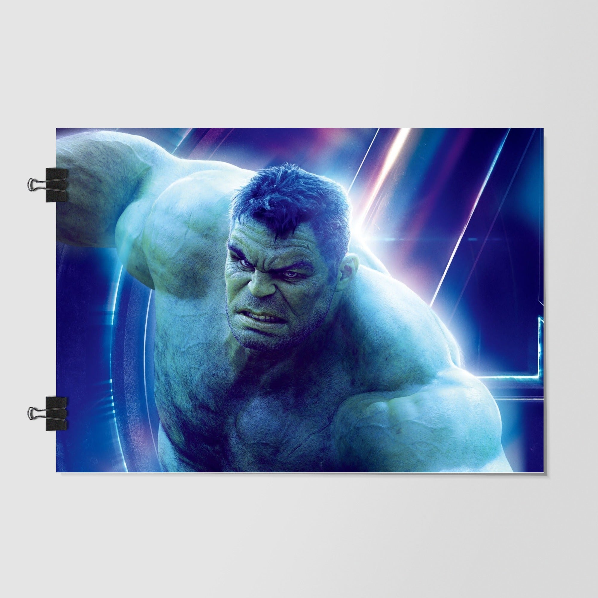 Incredible Hulk Blue by Decalz