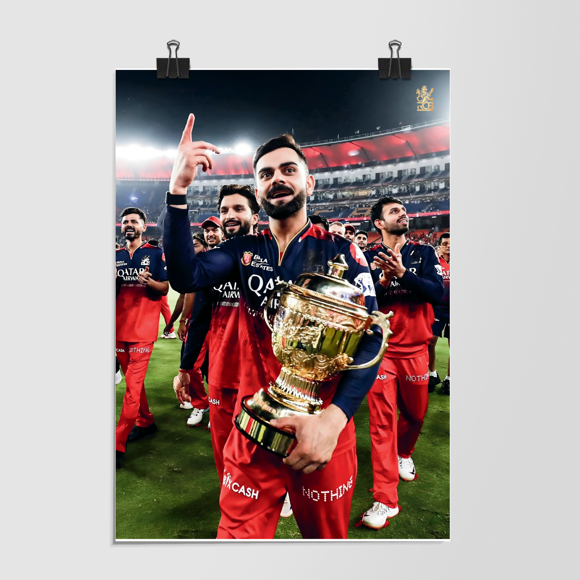 Indian Cricket Black Studio Shot by Decalz
