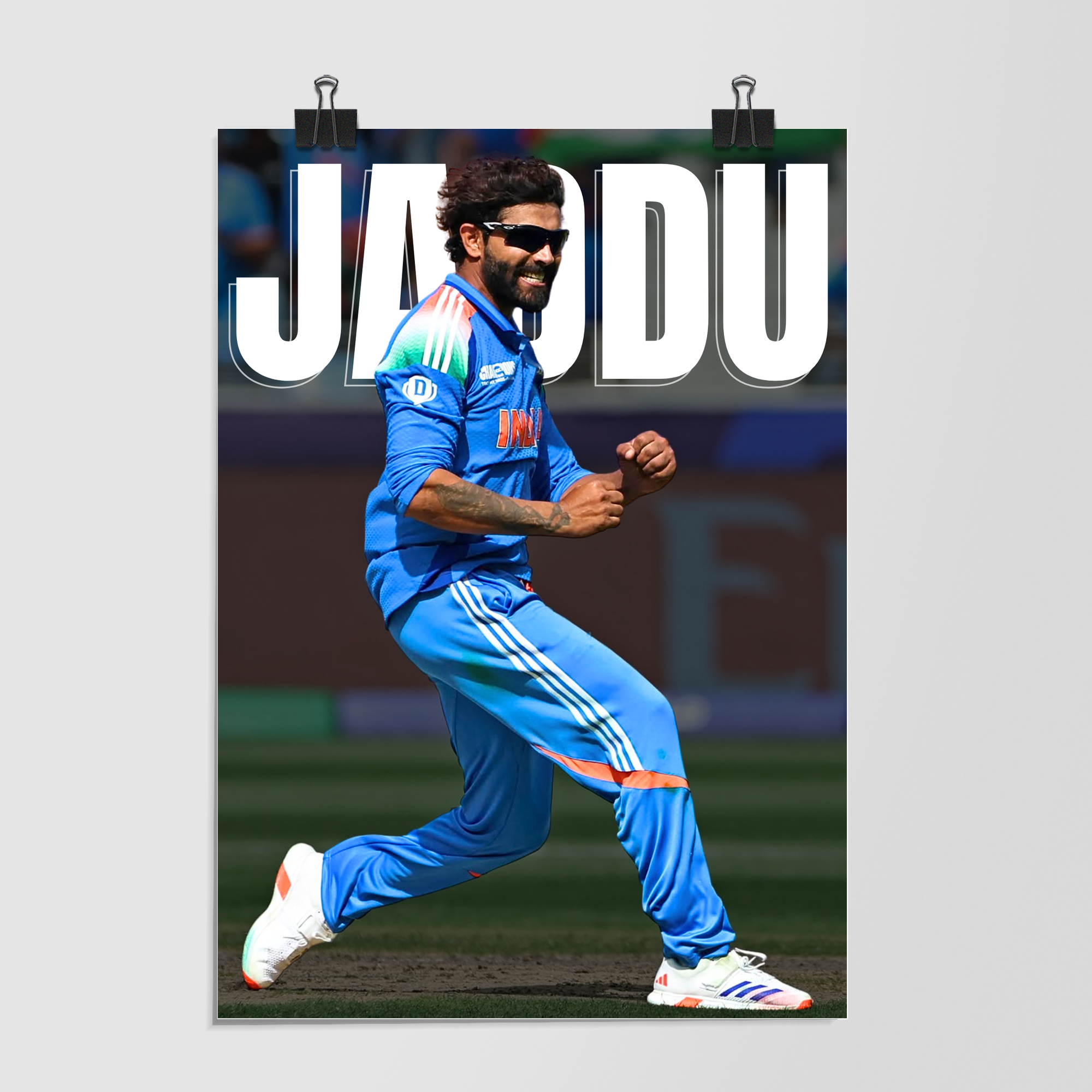 Indian Cricket Gray Studio Shot by Decalz