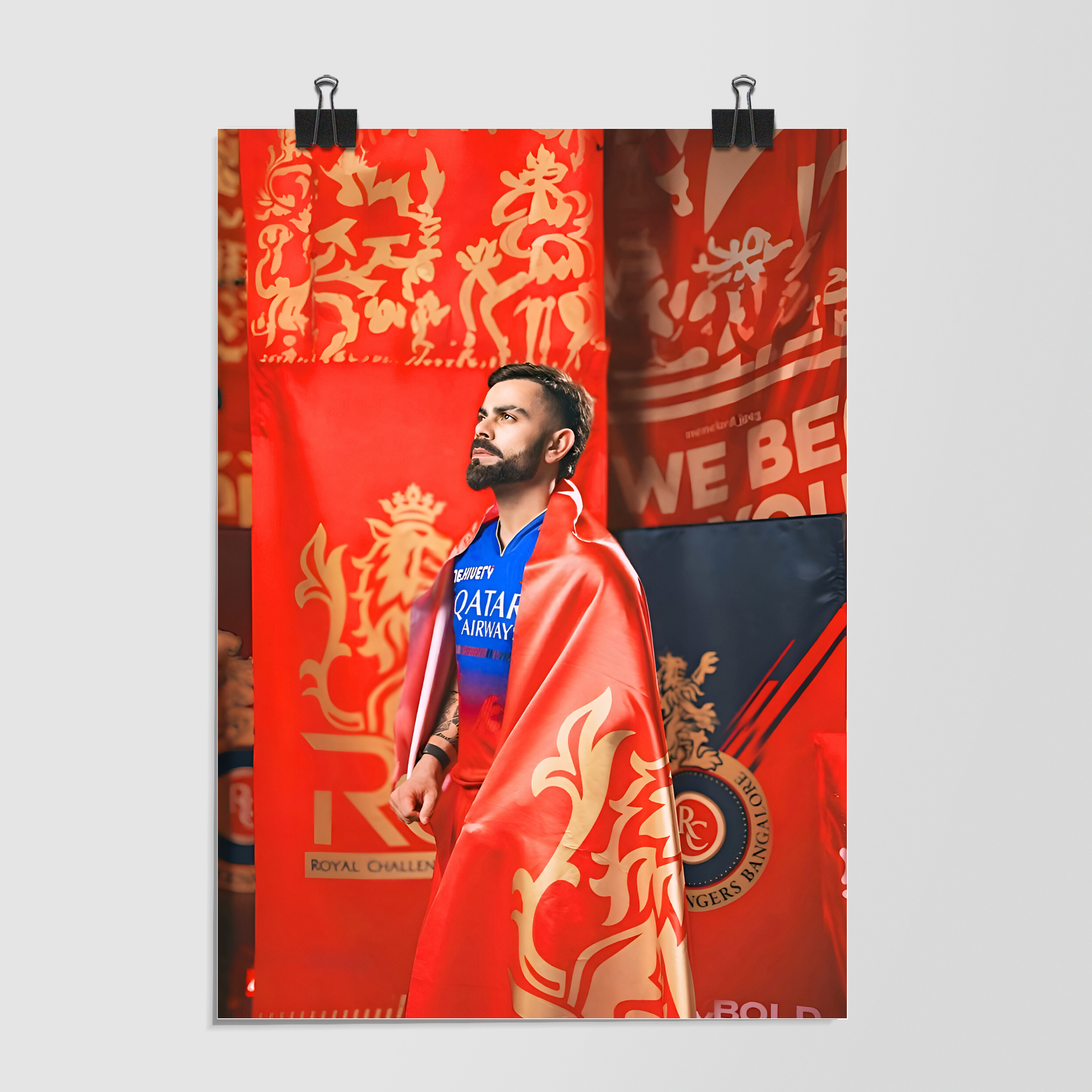 Indian Cricket Red by Decalz