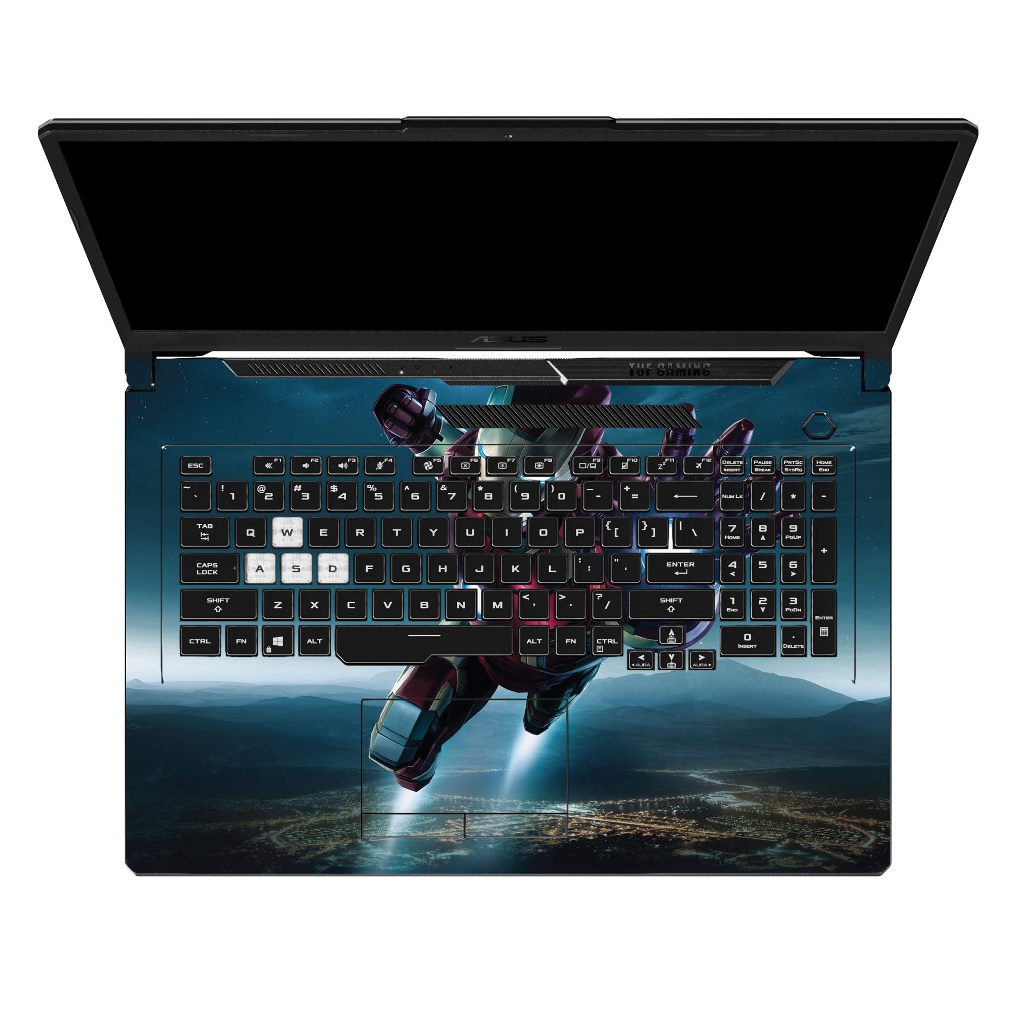 Iron Man Black Cinematic Glow by Decalz