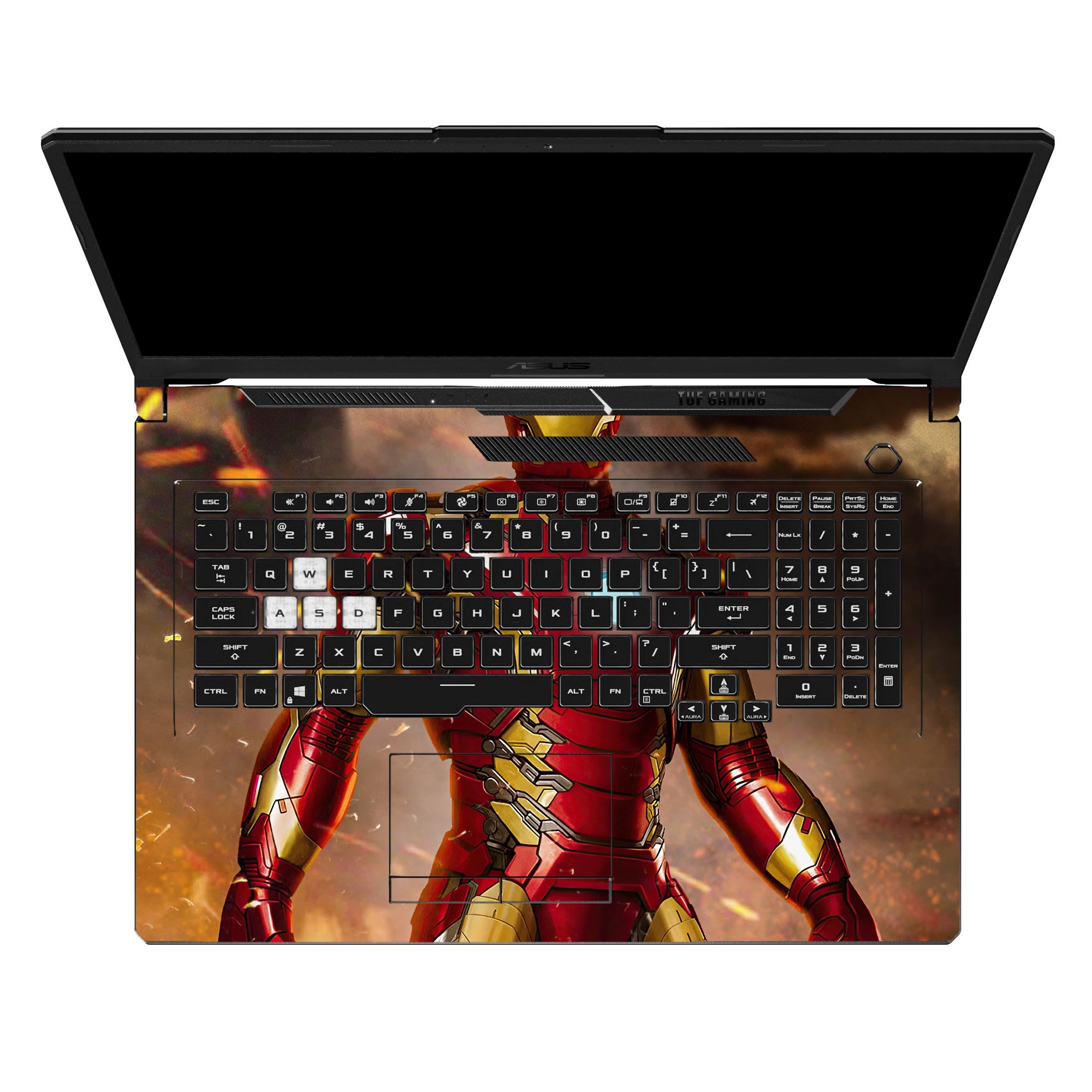 Iron Man Black Dramatic Lighting by Decalz