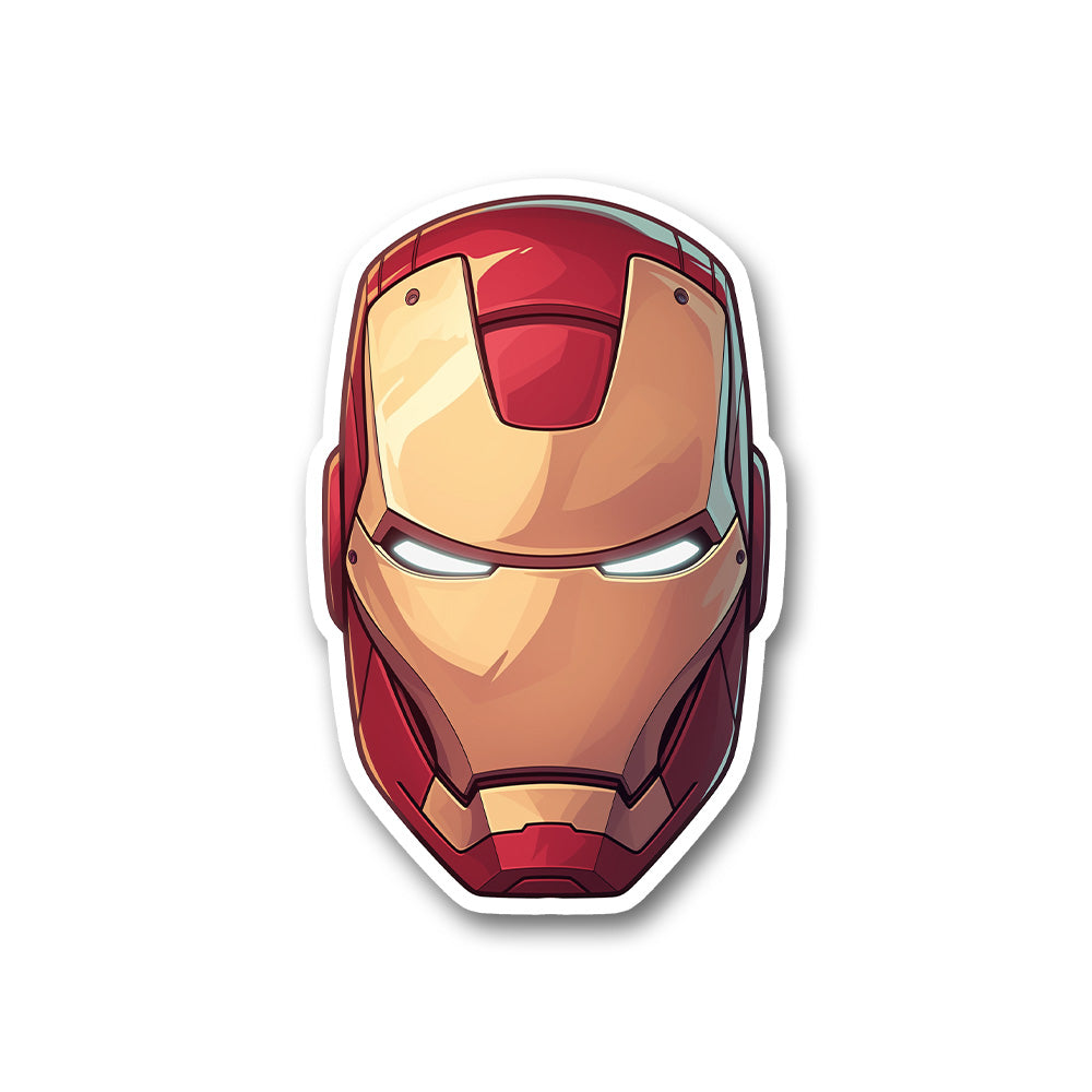 Iron Man Helmet Sticker