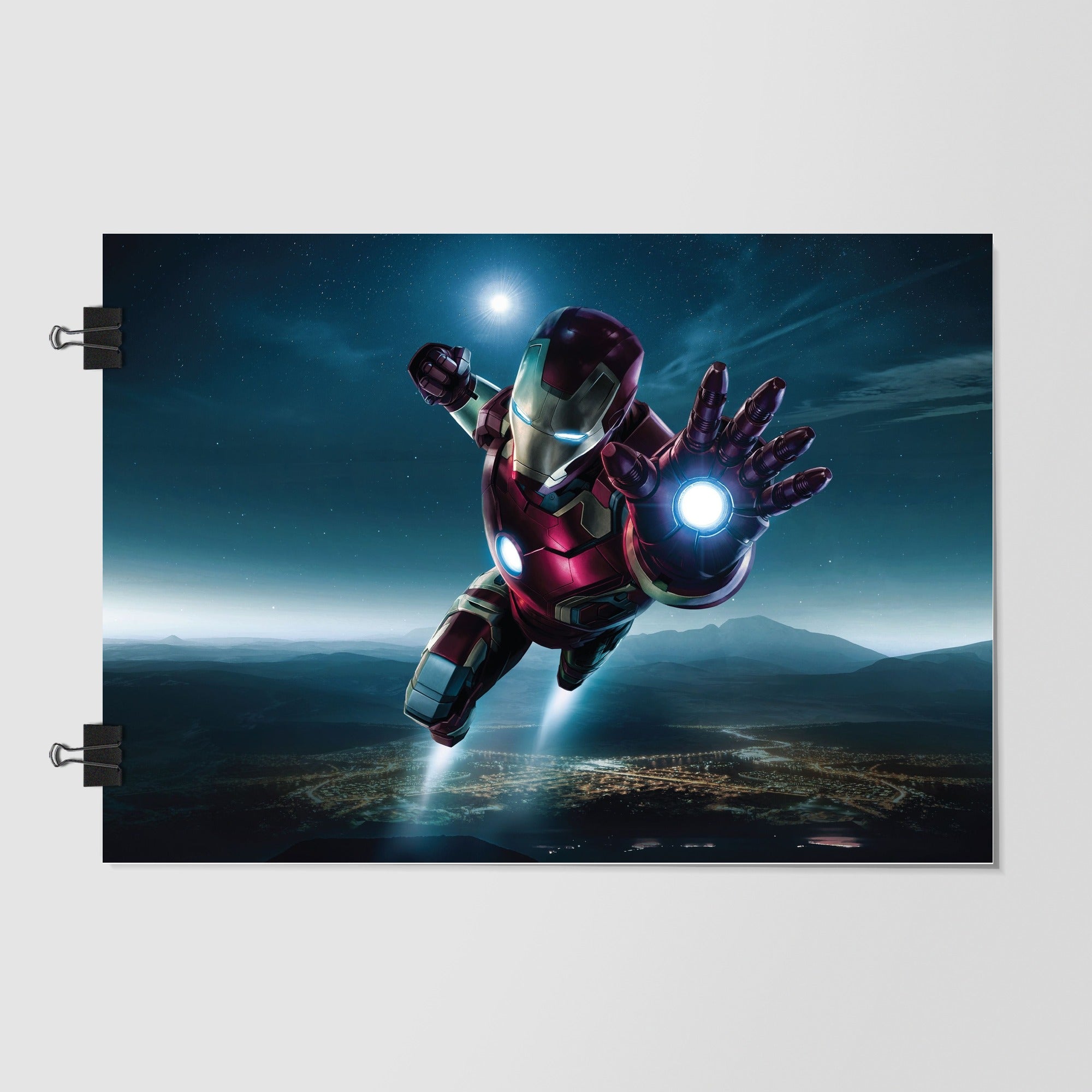 Iron Man Black Cinematic Glow by Decalz