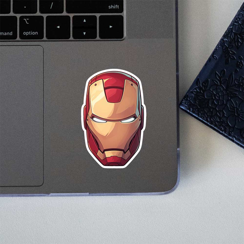 Iron Man Helmet Sticker