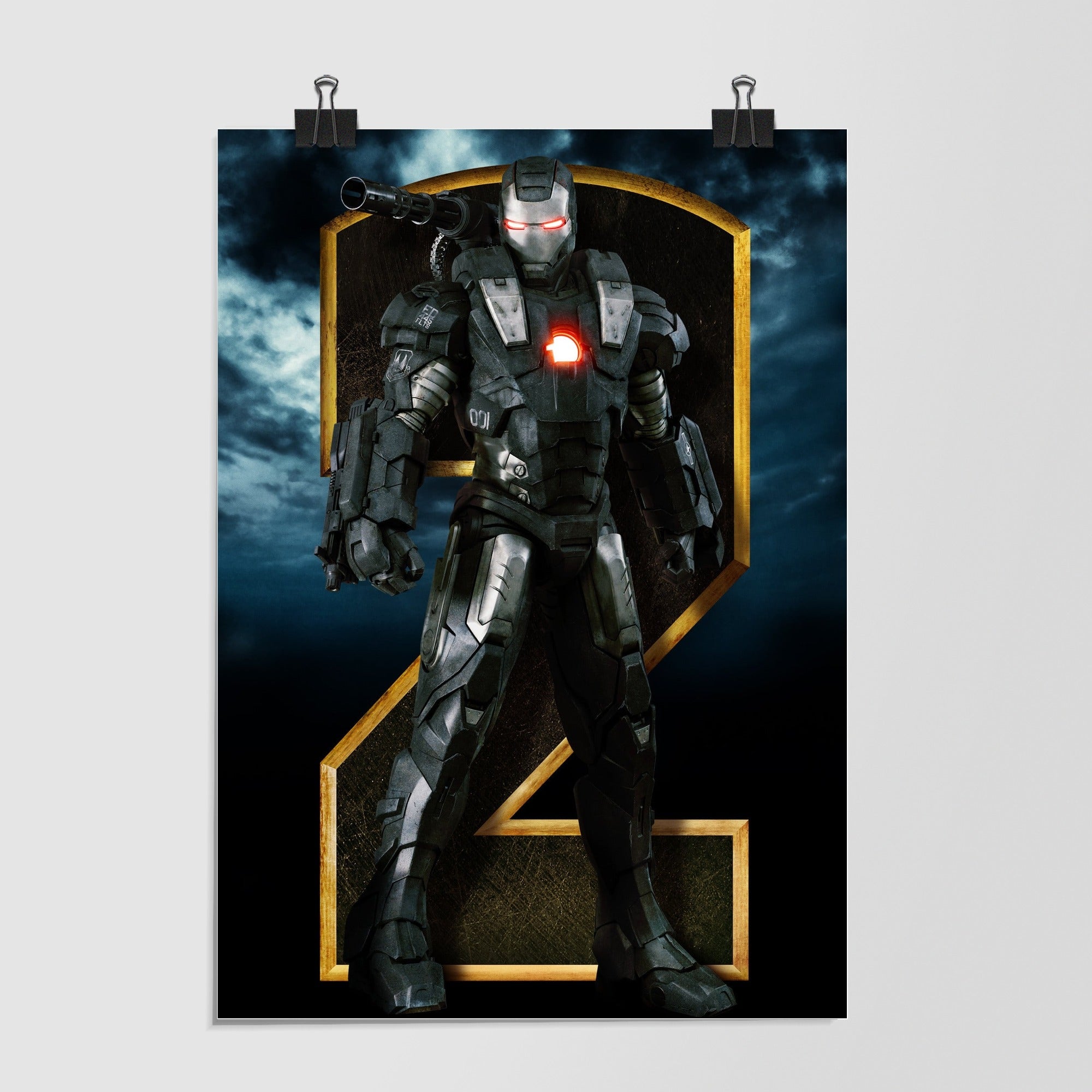 Iron Patriot Armor Black Studio Shot by Decalz