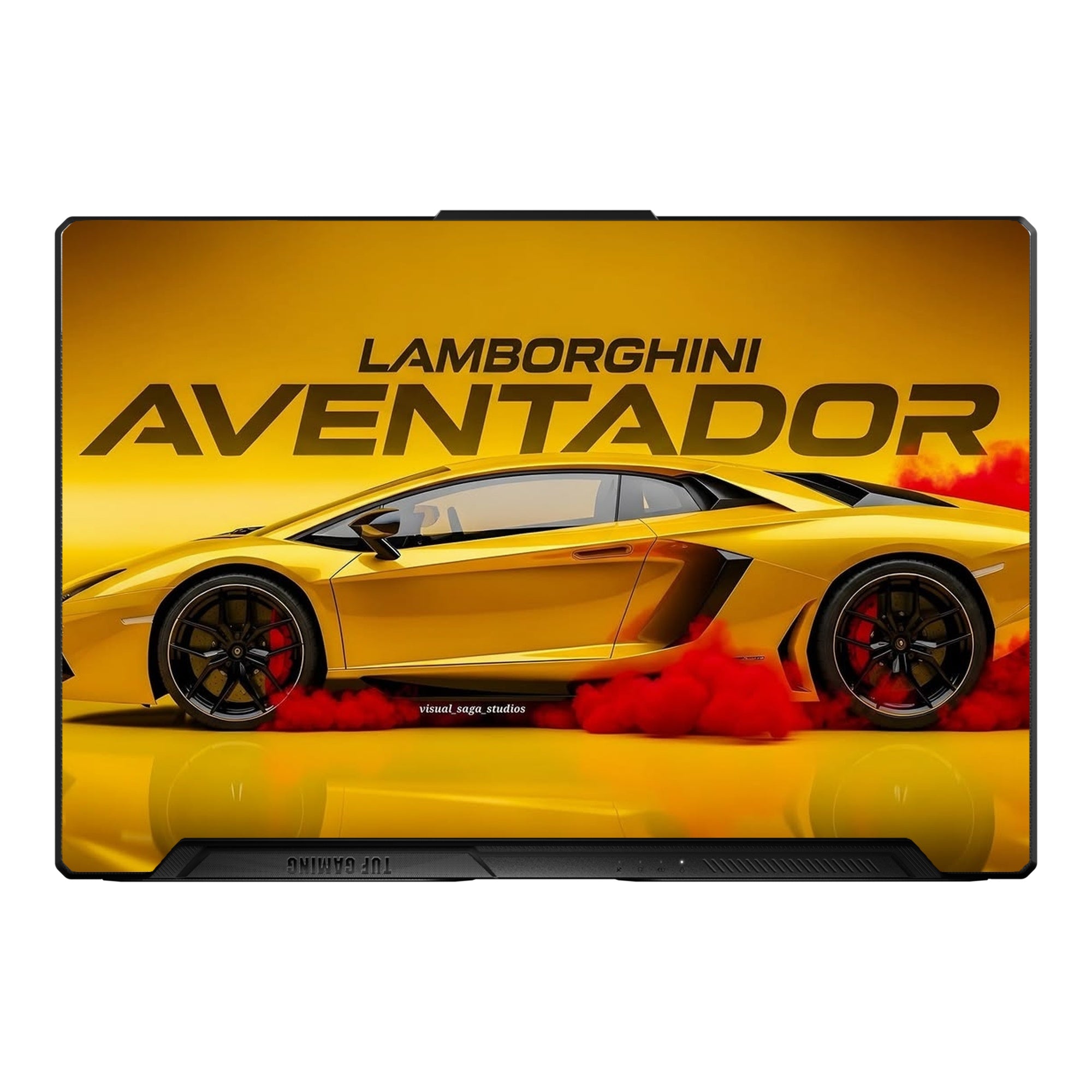 Italian V12 Supercar Yellow by Decalz