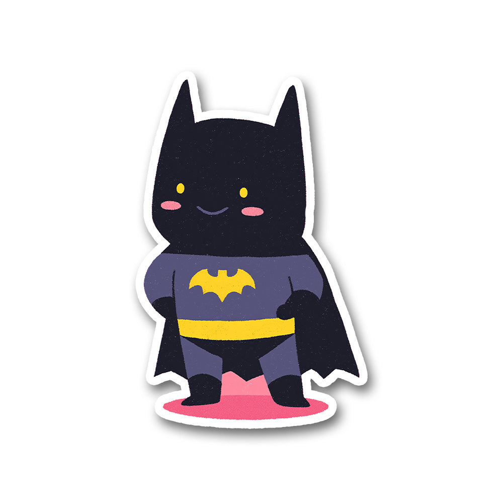 Kawaii Batman Cute Minimal Superhero Sticker