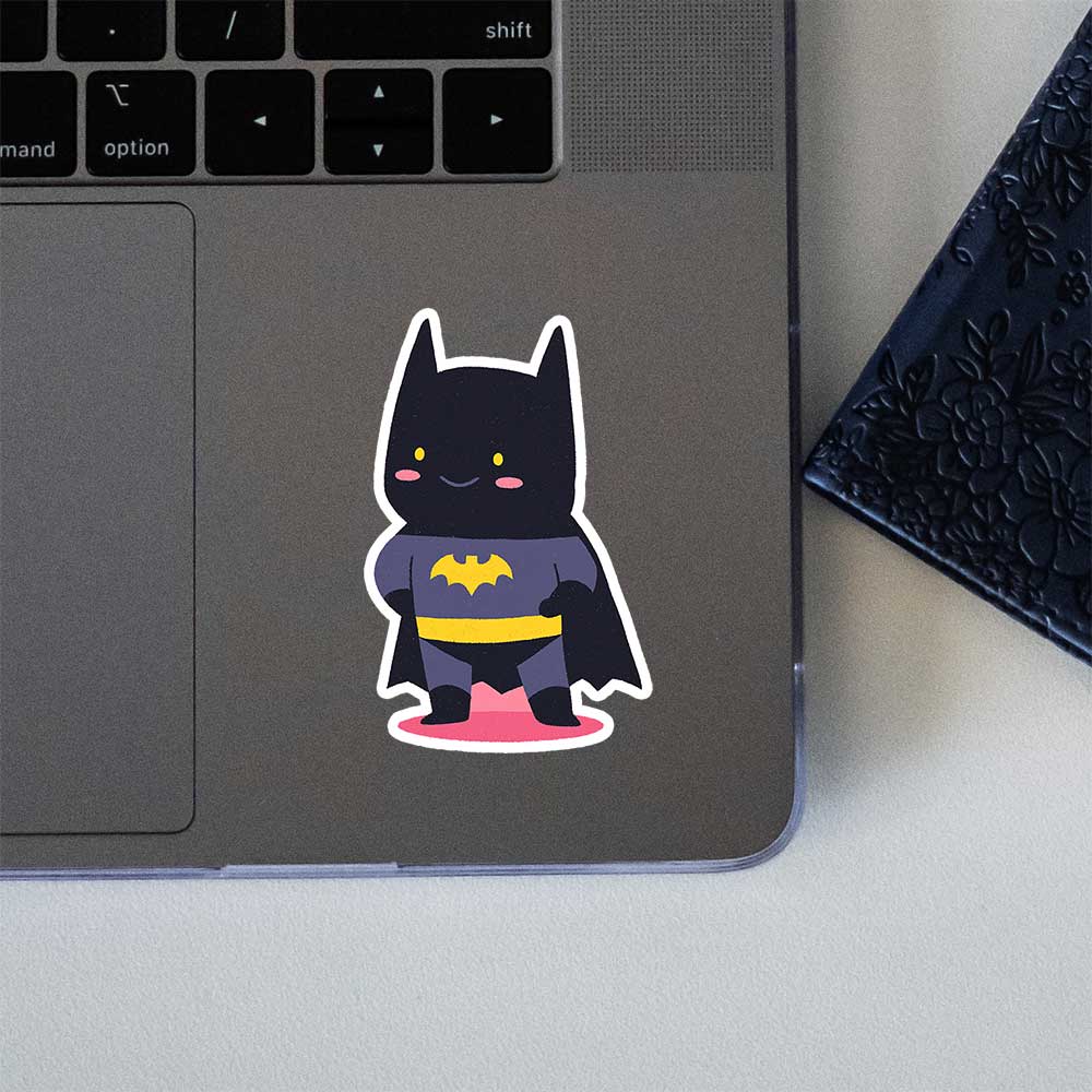Kawaii Batman Cute Minimal Superhero Sticker