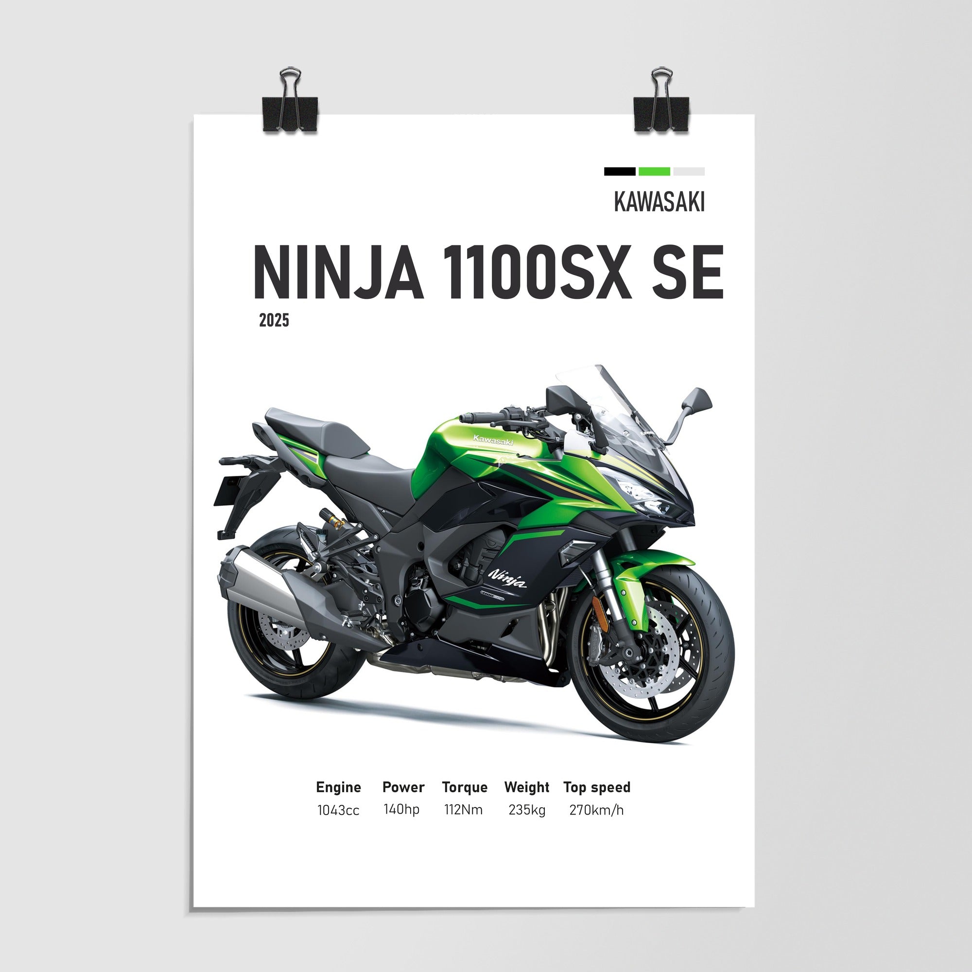 Kawasaki Ninja 1100sx S Sport Tourer 2025 by Decalz