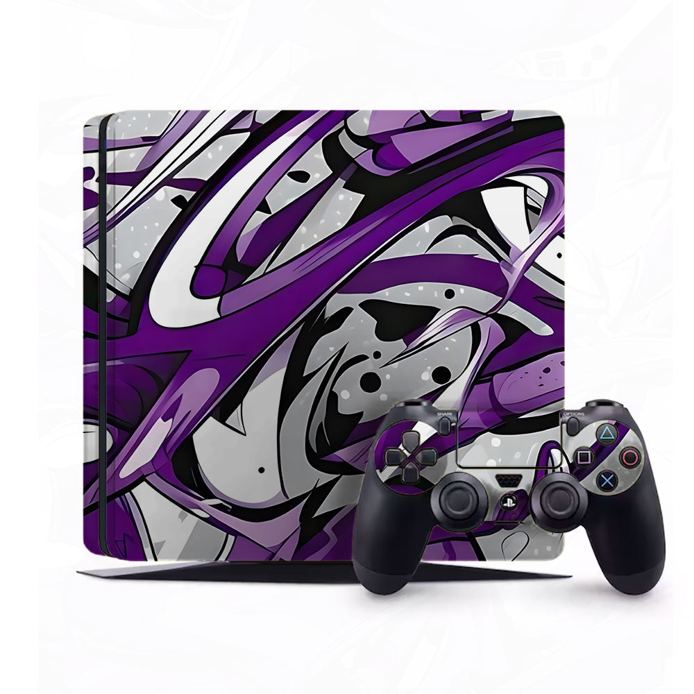 Kinetic Purple PlayStation 4 Slim Skins & Wraps