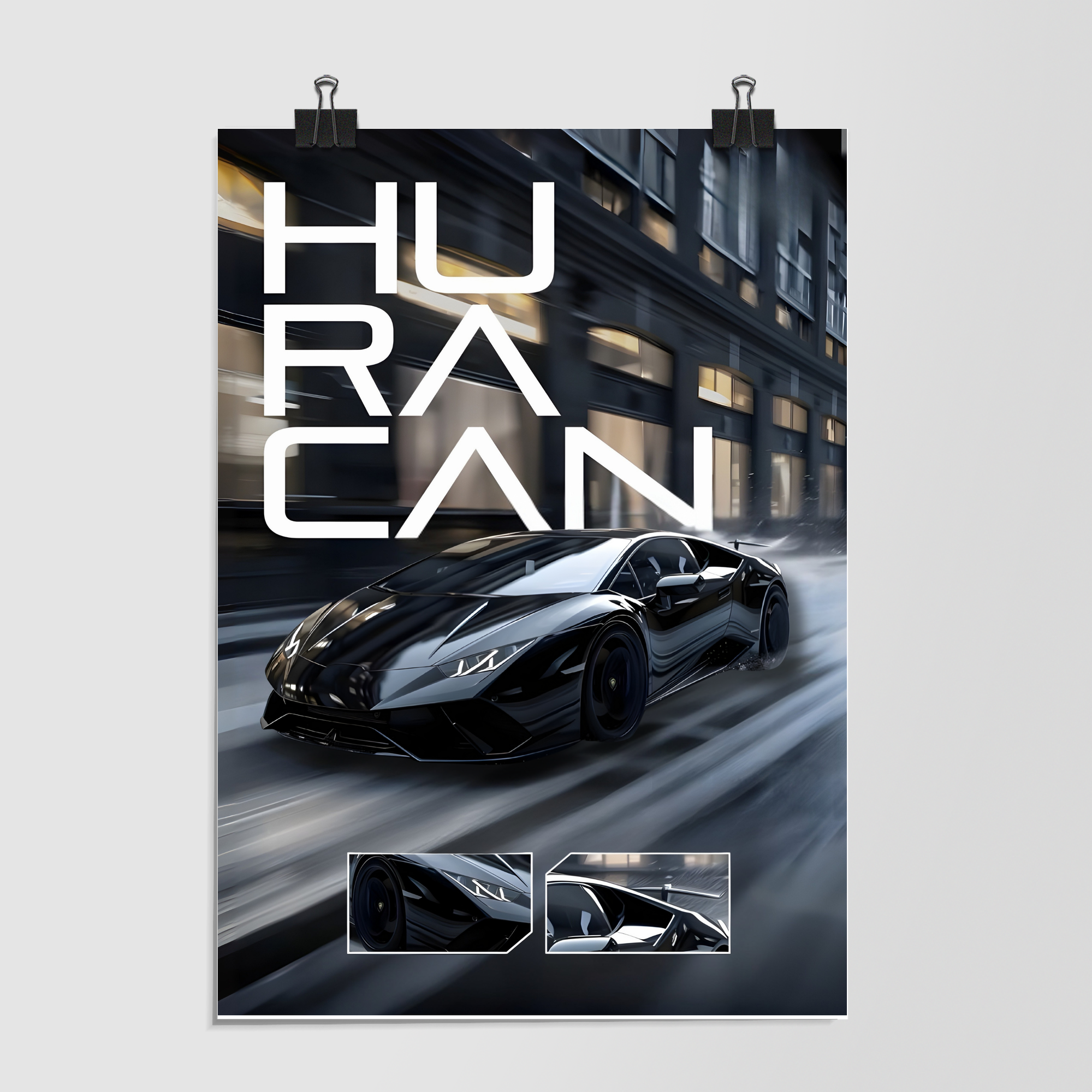 Lamborghini Huracan Black City by Decalz